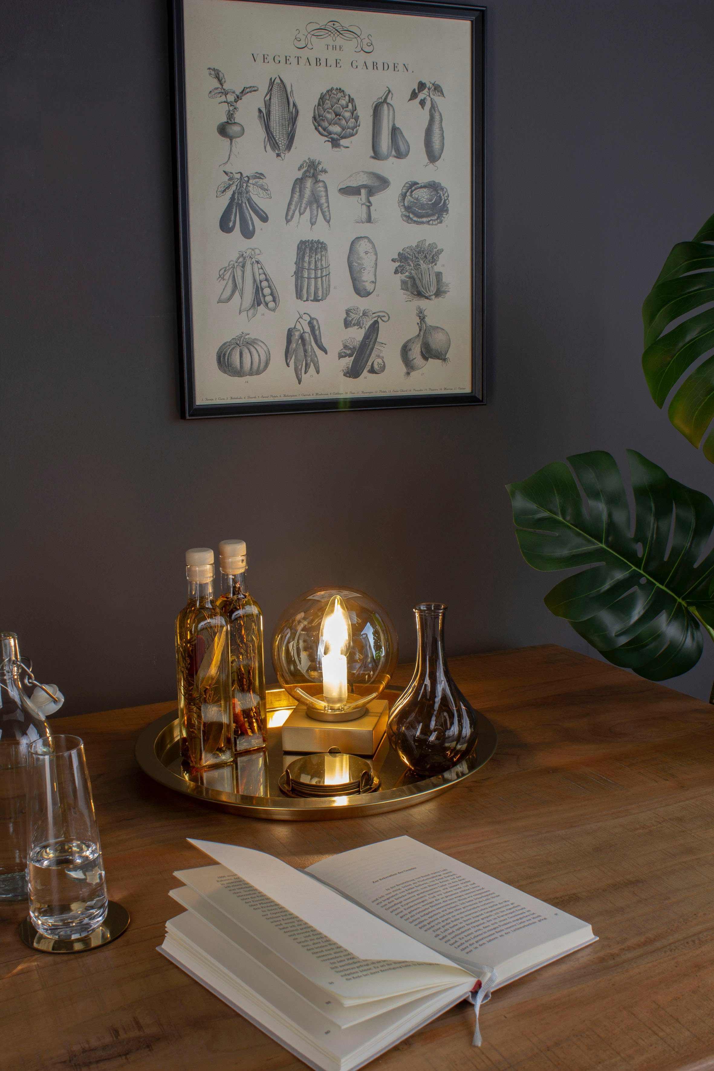 ECO-LIGHT Tischleuchte Pluto, Leuchtmittel wechselbar