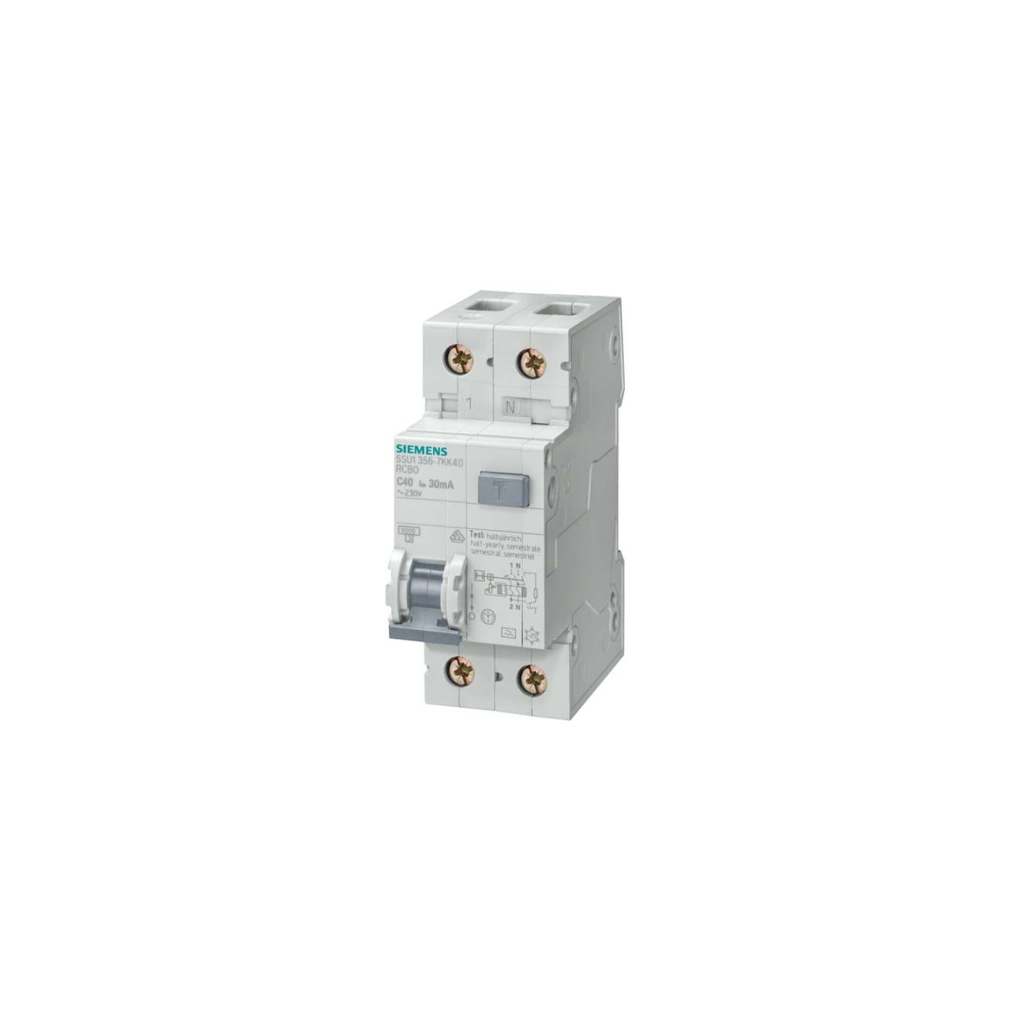 SIEMENS Schalter Siemens Dig.Industr. FI/LS-Schalter Typ A, 30mA, C10 5SU1356-7KK10