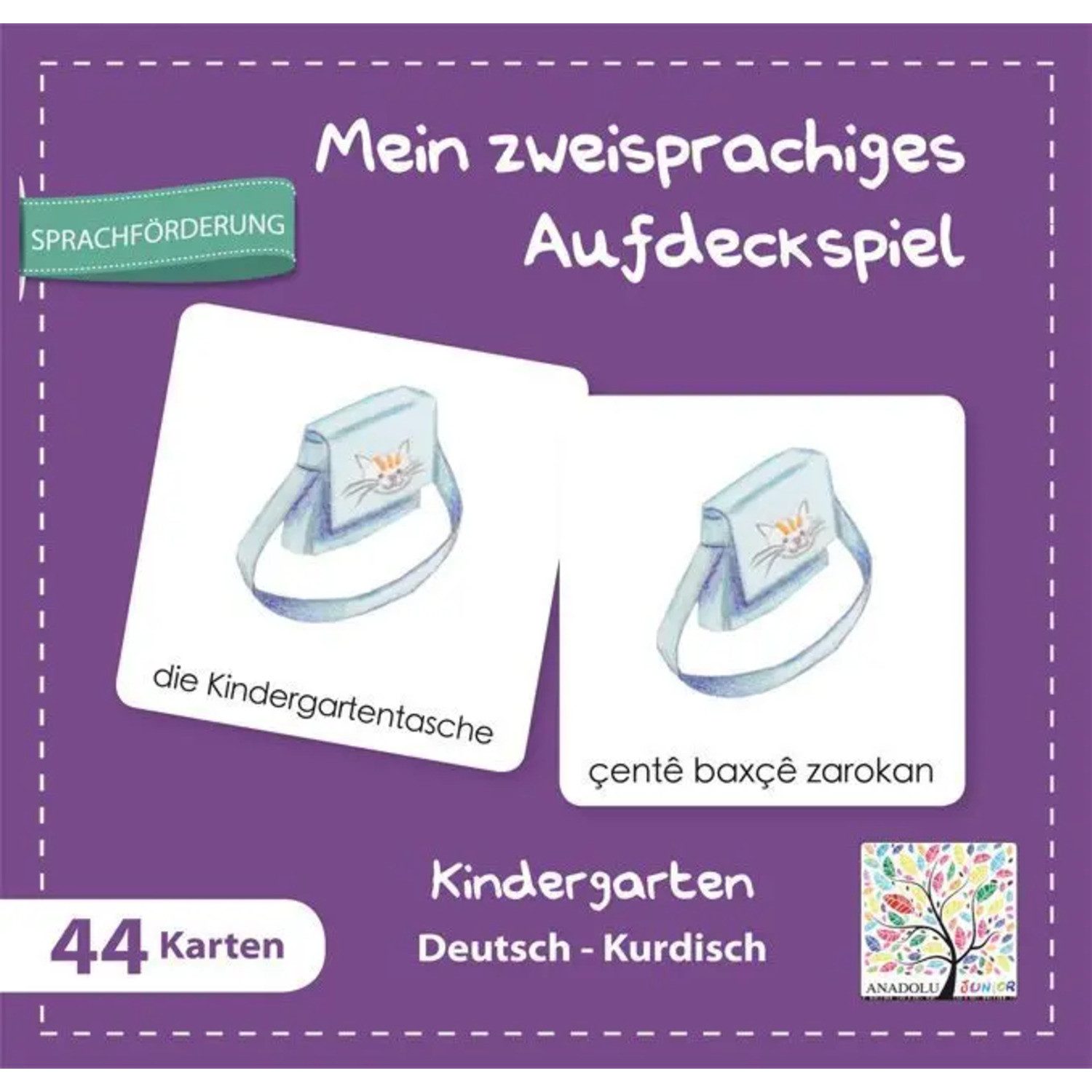 Schulbuchverlag Anadolu Spiel Mein zweisprachiges Aufdeckspiel, Kindergarten Deutsch-Kurdisch...