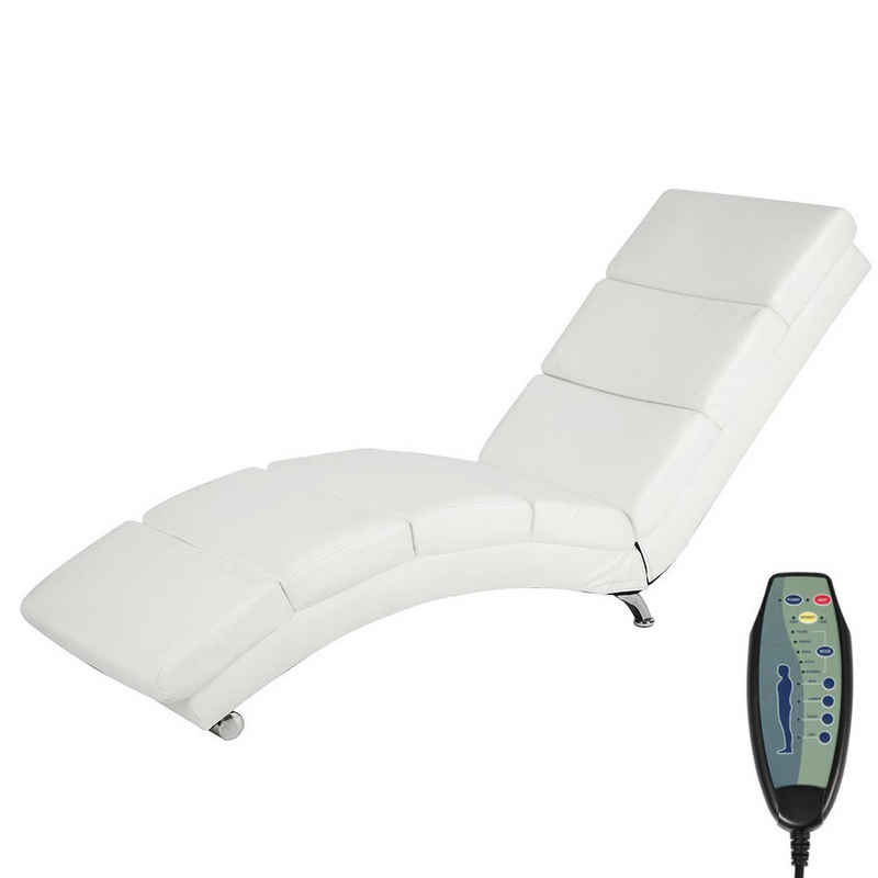 EROMMY Relaxliege Relaxsessel Fernsehsessel mit Heizfunktion und Massagefunktion, mit Relaxfunktion, PU-Leder