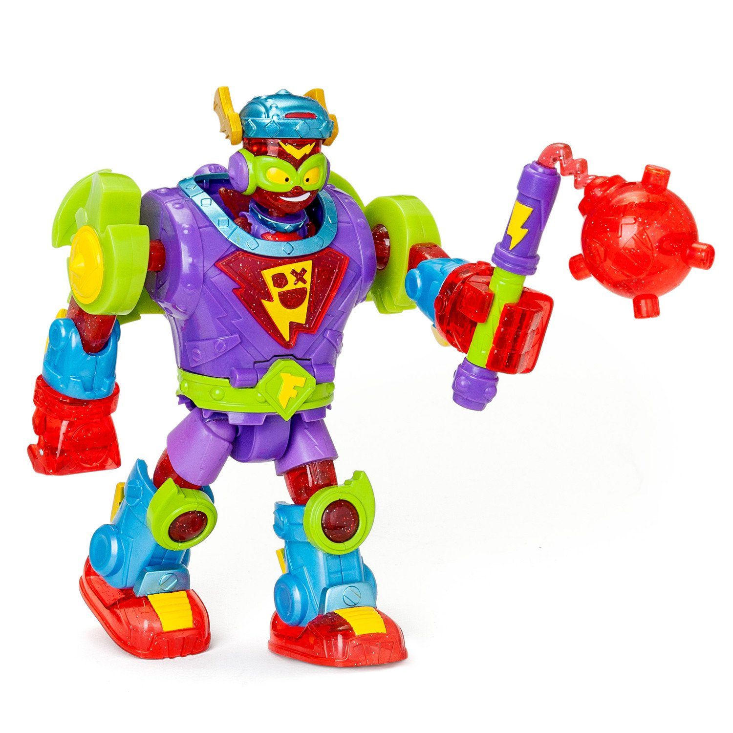 Magic Box Toys Spielfigur PSTSP116IN00, (1-tlg), SuperThings Robot Superbot Fury Storm Serie 9