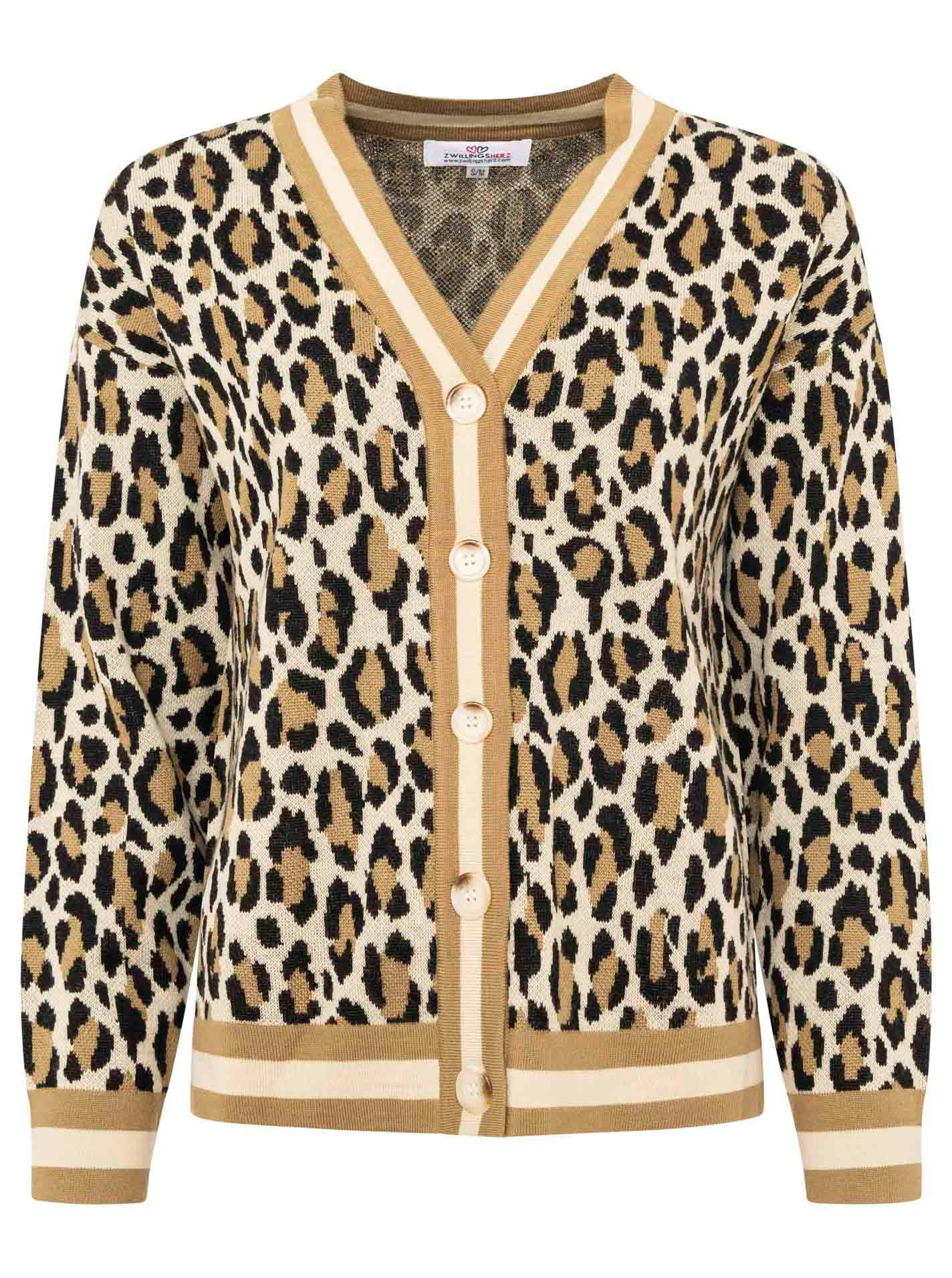 Zwillingsherz Strickjacke "Leo Streifen" mit Knöpfen, günstig online kaufen