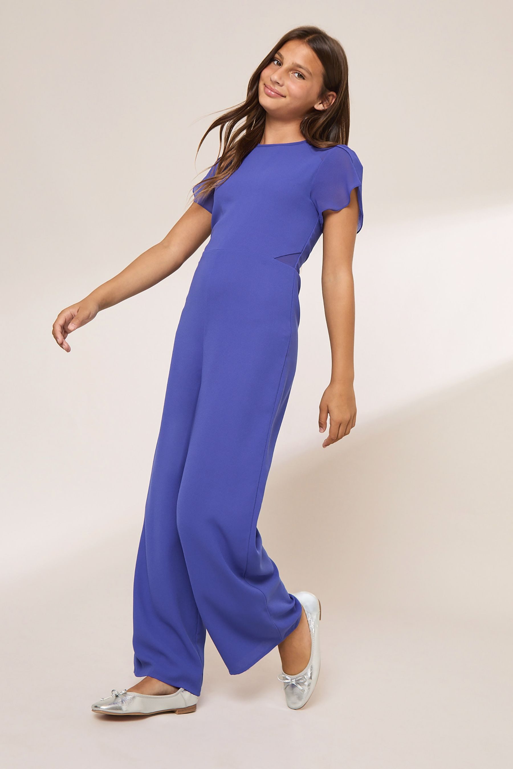 LIPSY Jumpsuit Lipsy Jumpsuit mit Mesh-Detail (1-tlg)