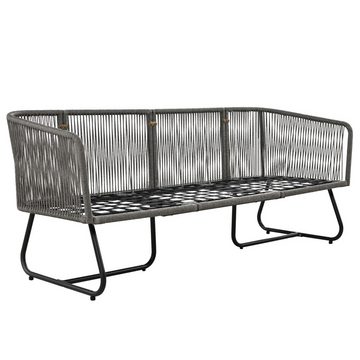 OKWISH Gartenlounge-Set Gartenmöbel-Set, (5-tlg., 1 Sofa, 2Stuhl, 2 Tisch, inklusive aller Sitz-und Rückenkissen), mit Rahmen aus verzinktem Eisen, verstellbare Füße,Tischplatte aus Glas
