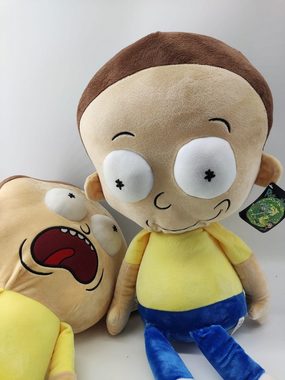 soma Kuscheltier Rick & Morty Kuscheltier Plüsch Plüschfigur Morty Mund zu 67 cm (1-St), Super weicher Plüsch Stofftier Kuscheltier für Kinder zum spielen