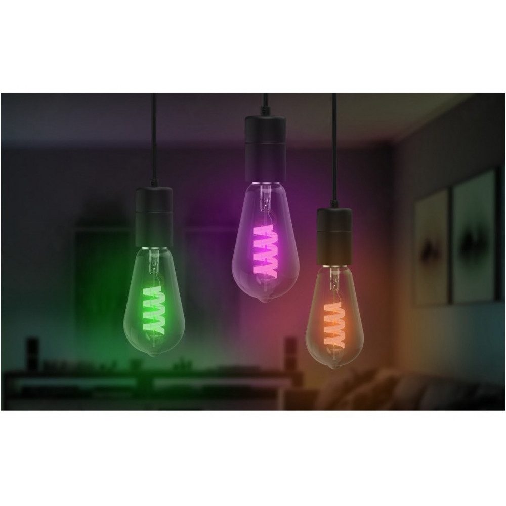 Hama LED-Leuchtmittel Hama Smarte LED-Lampe E27 - Energieeffiziente Beleuchtung, Sockel E27, Variabler Weißton