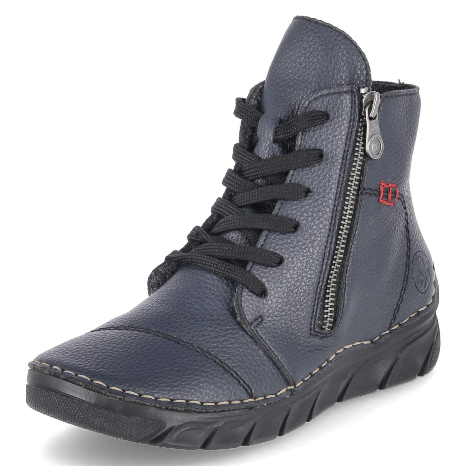 Rieker Rieker 55034-14 Damen Synthetik blau Schnürstiefel günstig online kaufen