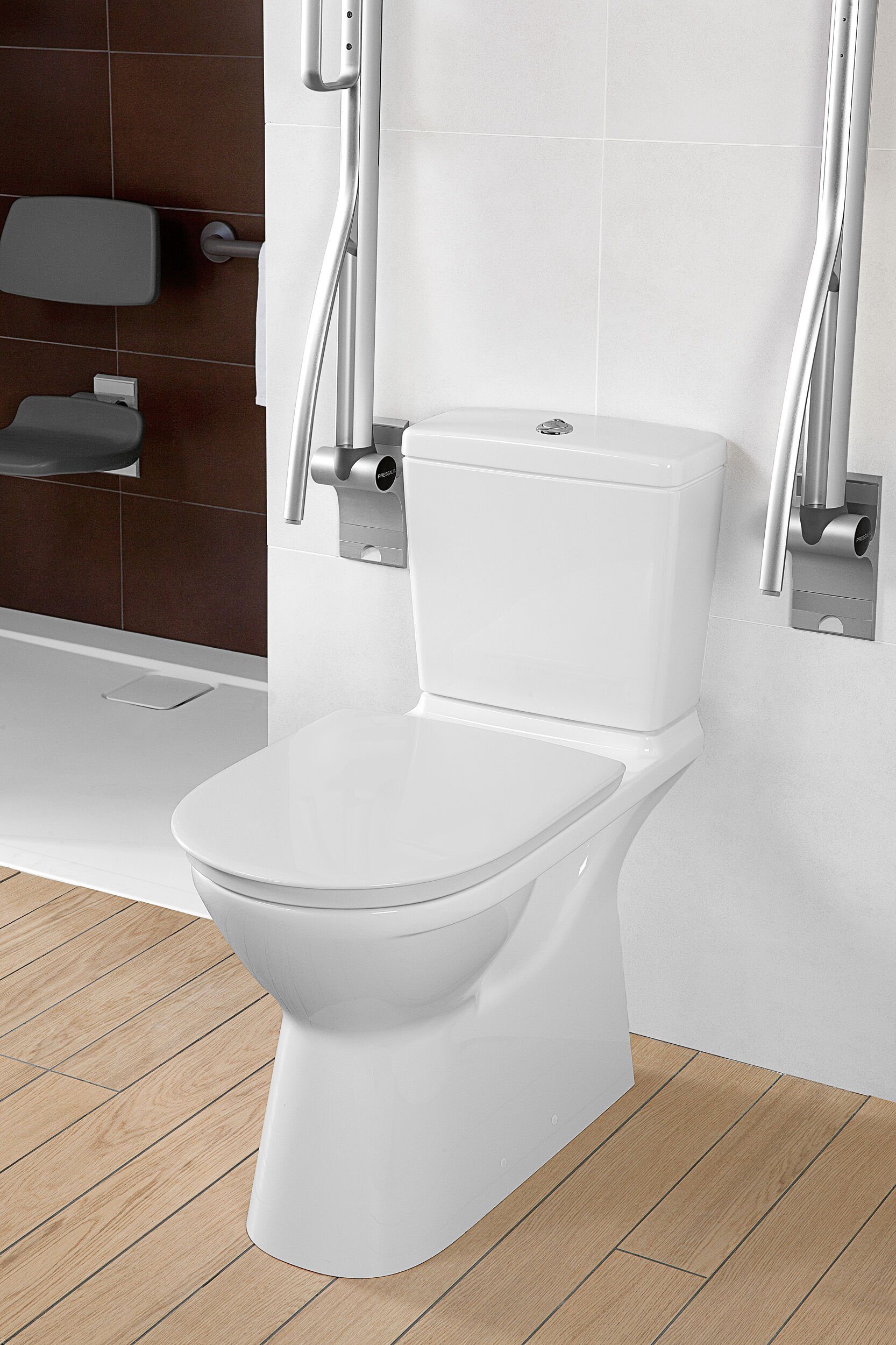Villeroy & Boch WC-Sitz O.Novo vita, ViCare - Weiß Alpin mit AntiBac