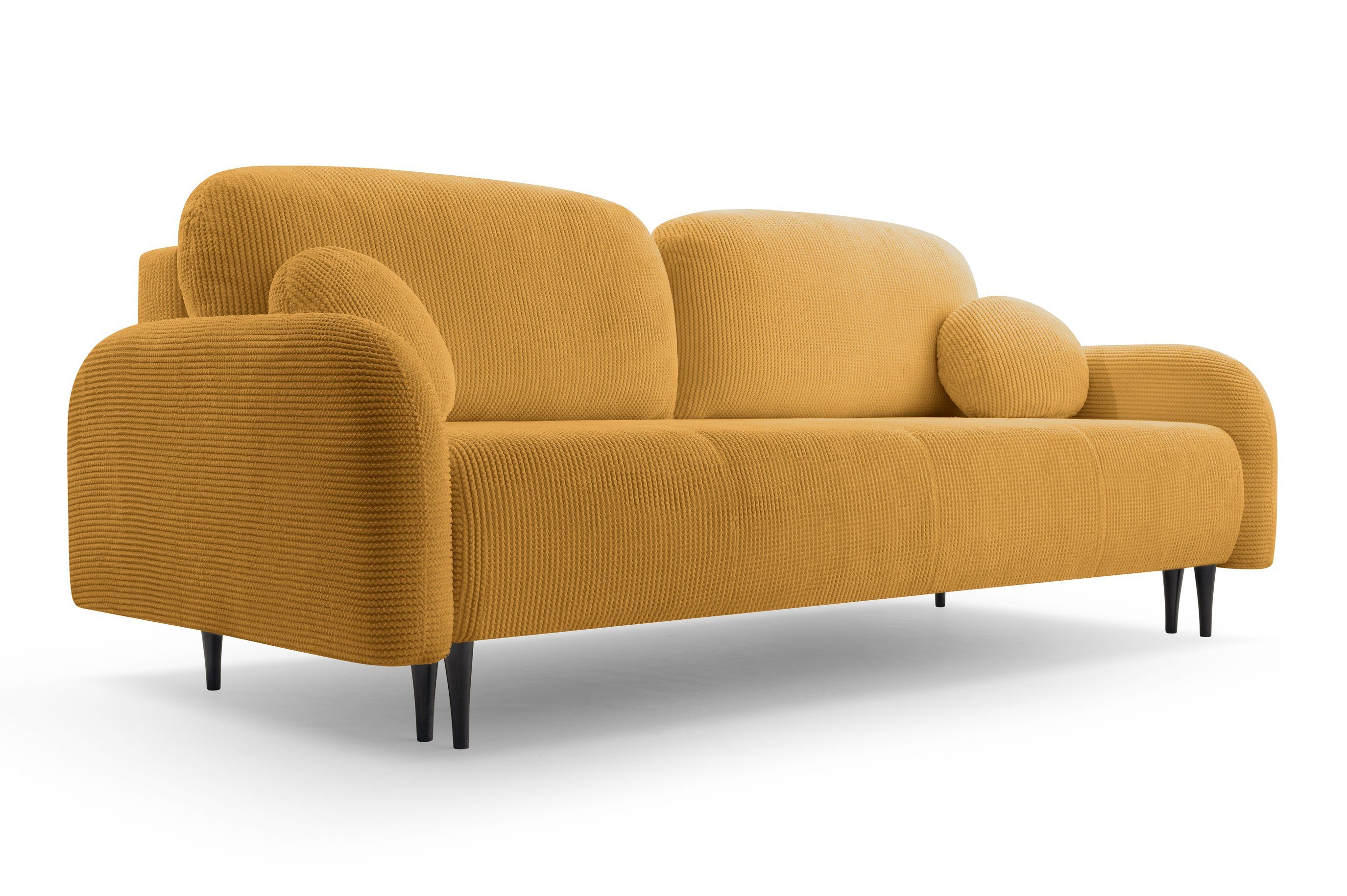 MOEBLO Sofa KALOUD, mit Bettkasten mit Schlaffunktion Couch Polstermöbel Sitzmöbel Wohnzimmermöbel 2-Sitzer-Sofa Stoffsofa, (BxHxT):230x95x102 cm