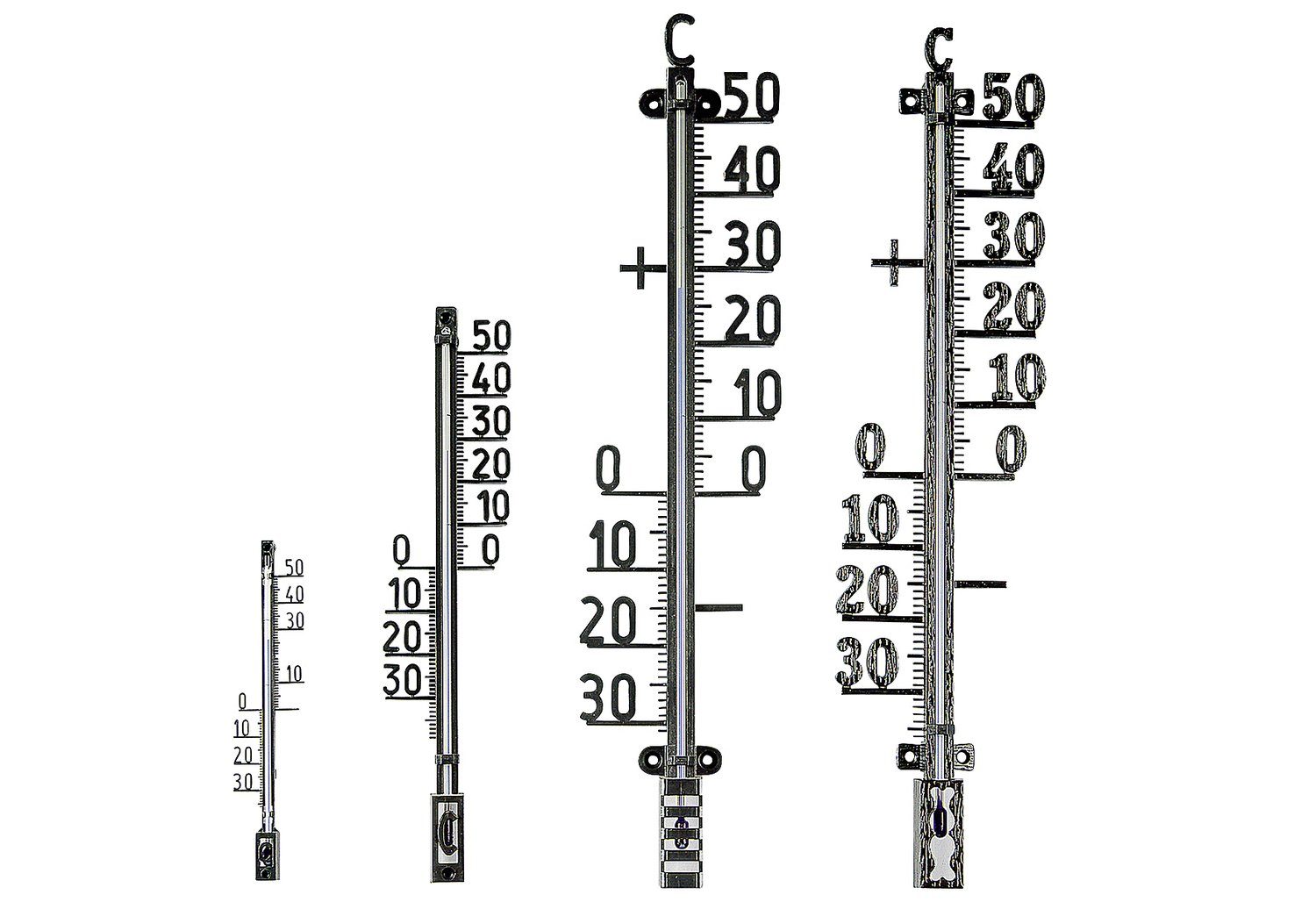 TFA Dostmann Gartenthermometer TFA-DOSTMANN Schau-Thermometer Metall 42cm