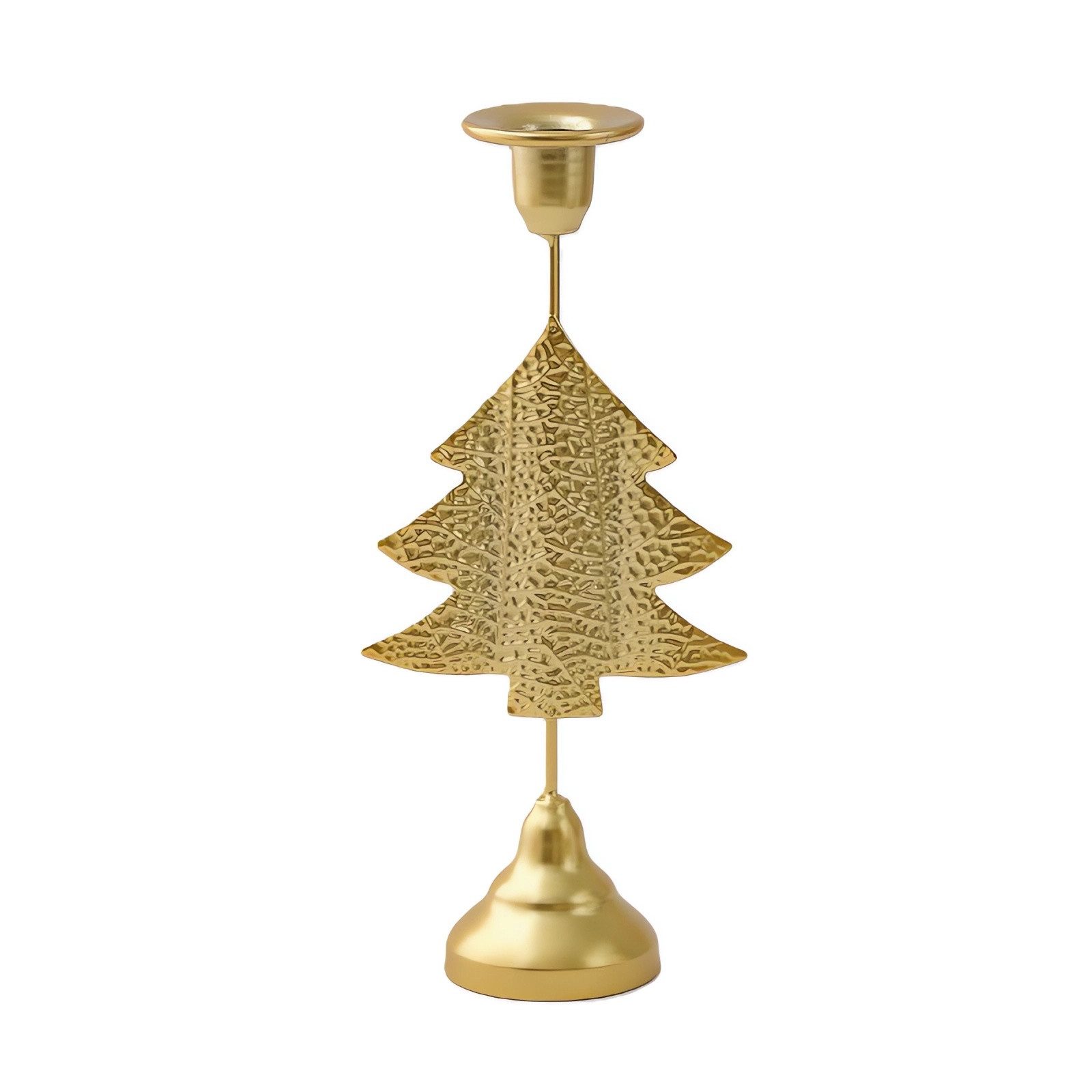 Jumpeak Kerzenhalter Vintage Kerzenständer, Kleine Blumen, Aprikosenblätter, Weihnachtsbaum, Luxuriöse Kerzenständer, Romantische Kerzenhalter Metall, 3 Modelle