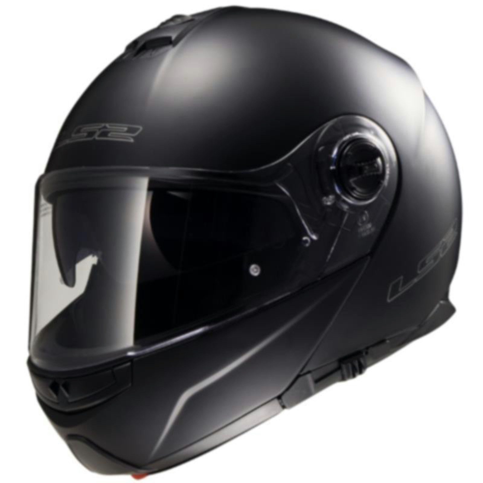 LS2 Motorradhelm LS2 FF325 Strobe Klapphelm matt schwarz (1er Set)