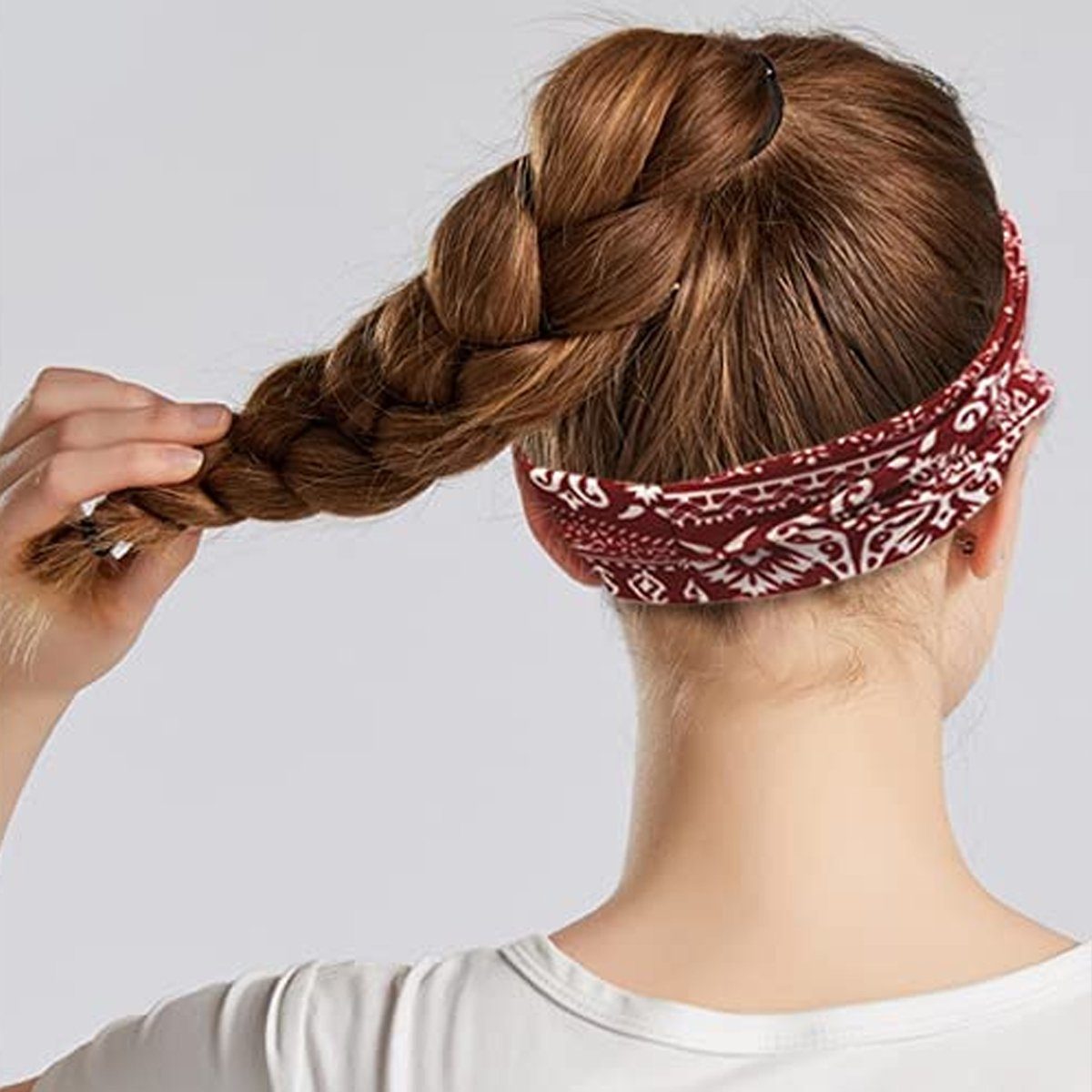 Jormftte Haarband Breit für Workout Sport Laufen Mehrfarbig3 Haarreife Damen,Boho Haarbänder Yoga