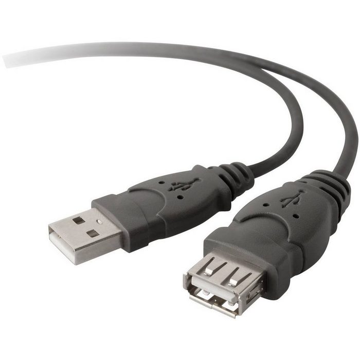 Belkin USB 2 Verlängerungskabel A/A 3 m Bulk USB-Kabel (3.00 cm)