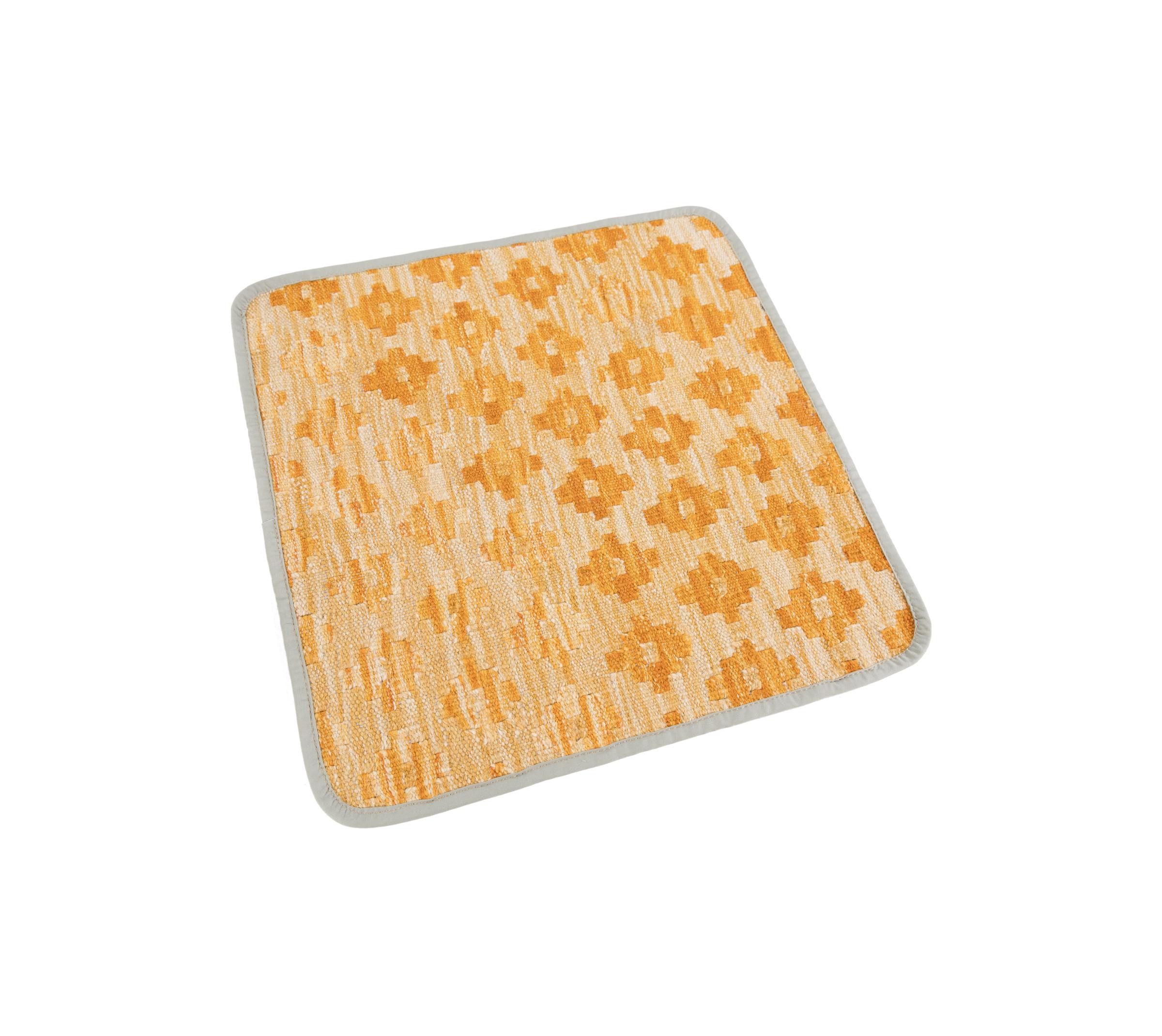 Nain Trading Orientteppich Kelim Afghan Kissenbezug 45x45 Handgewebter Orientteppich Quadratisch, quadratisch, Höhe: 5 mm