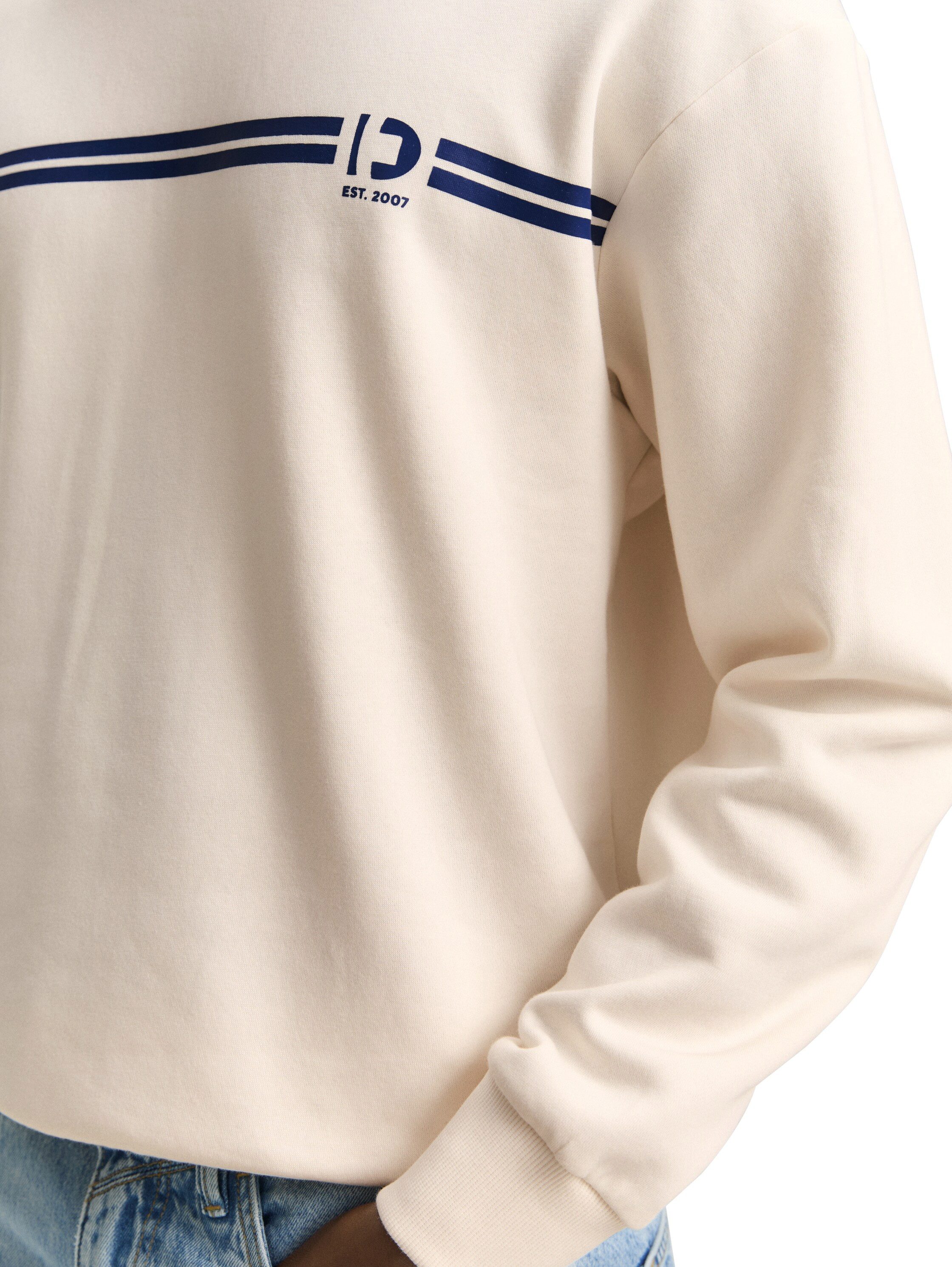 TOM TAILOR Denim Sweatshirt mit Logo-Print