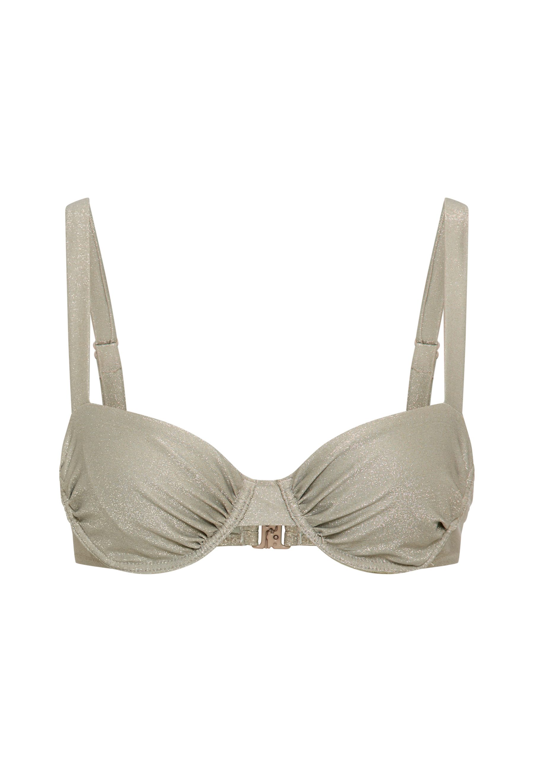 LSCN by LASCANA Bügel-Bikini-Top Gladys, in trendiger Glitzeroptik