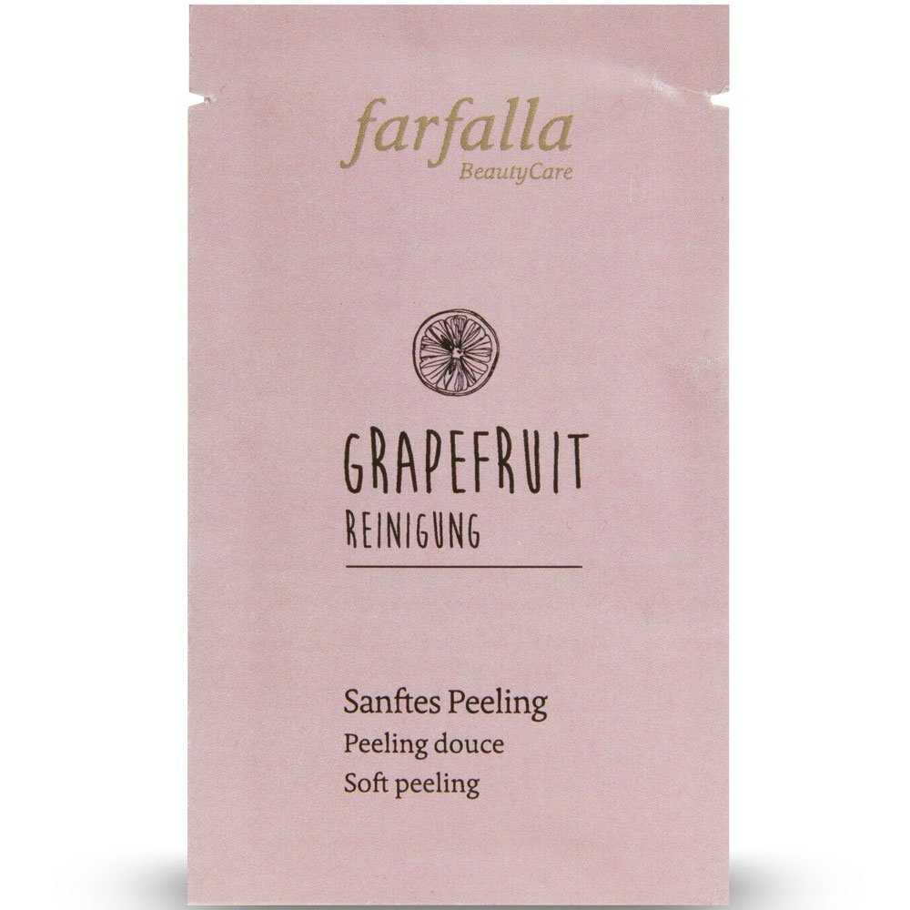Farfalla Essentials AG Gesichtspflege Grapefruit Reinigung Sanftes Peeling, 7 ml