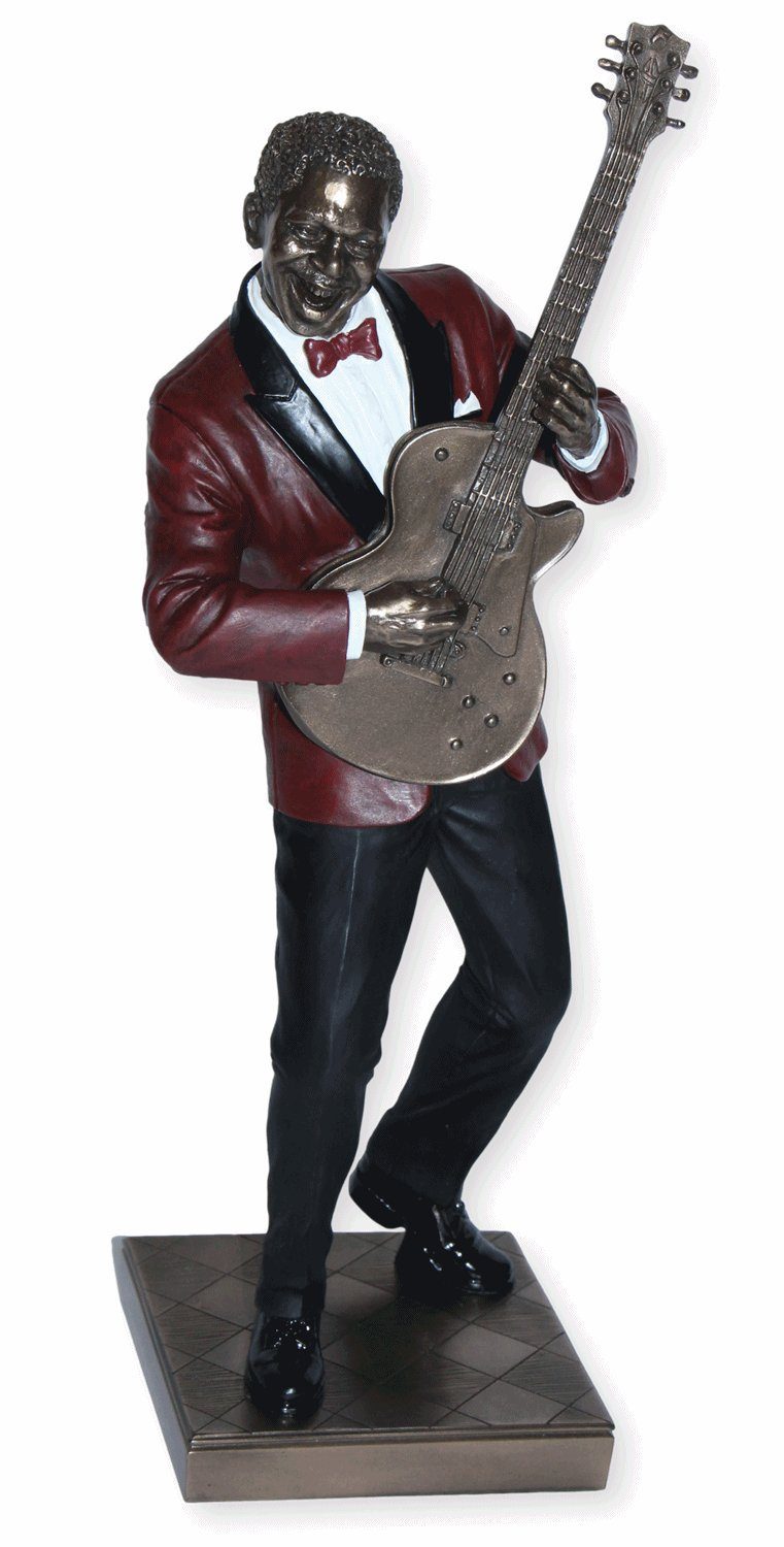 Parastone Dekofigur Deko Figur Jazz Band Figur Gitarrist H 32 cm Musiker  mit Gitarre