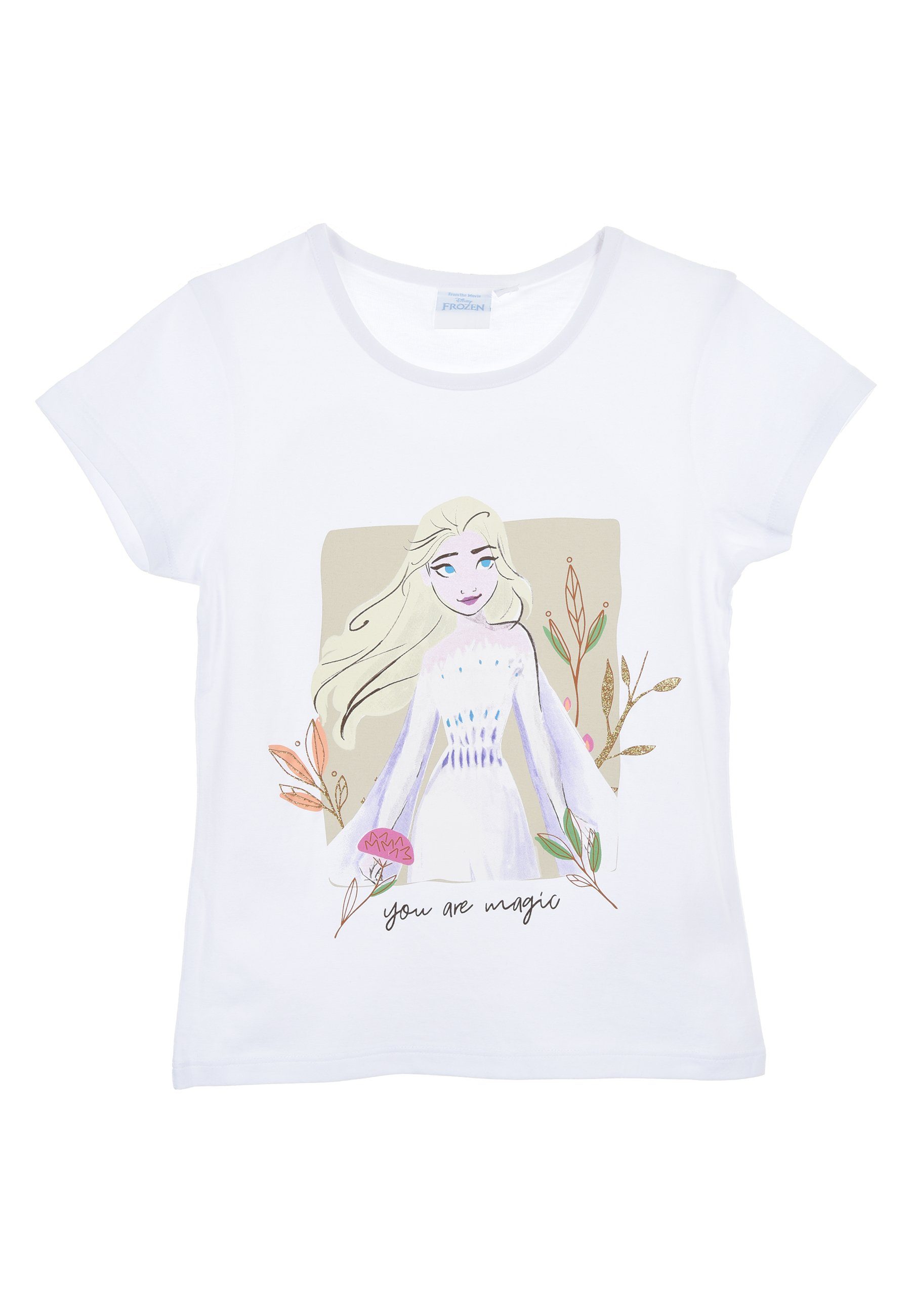 Disney Frozen T-Shirt Elsa T-Shirt Mädchen Sommer Shirt