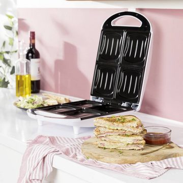 Tristar Sandwichmaker Sandwich Maker – 4 Sandwiches gleichzeitig, 4 Pfännchen