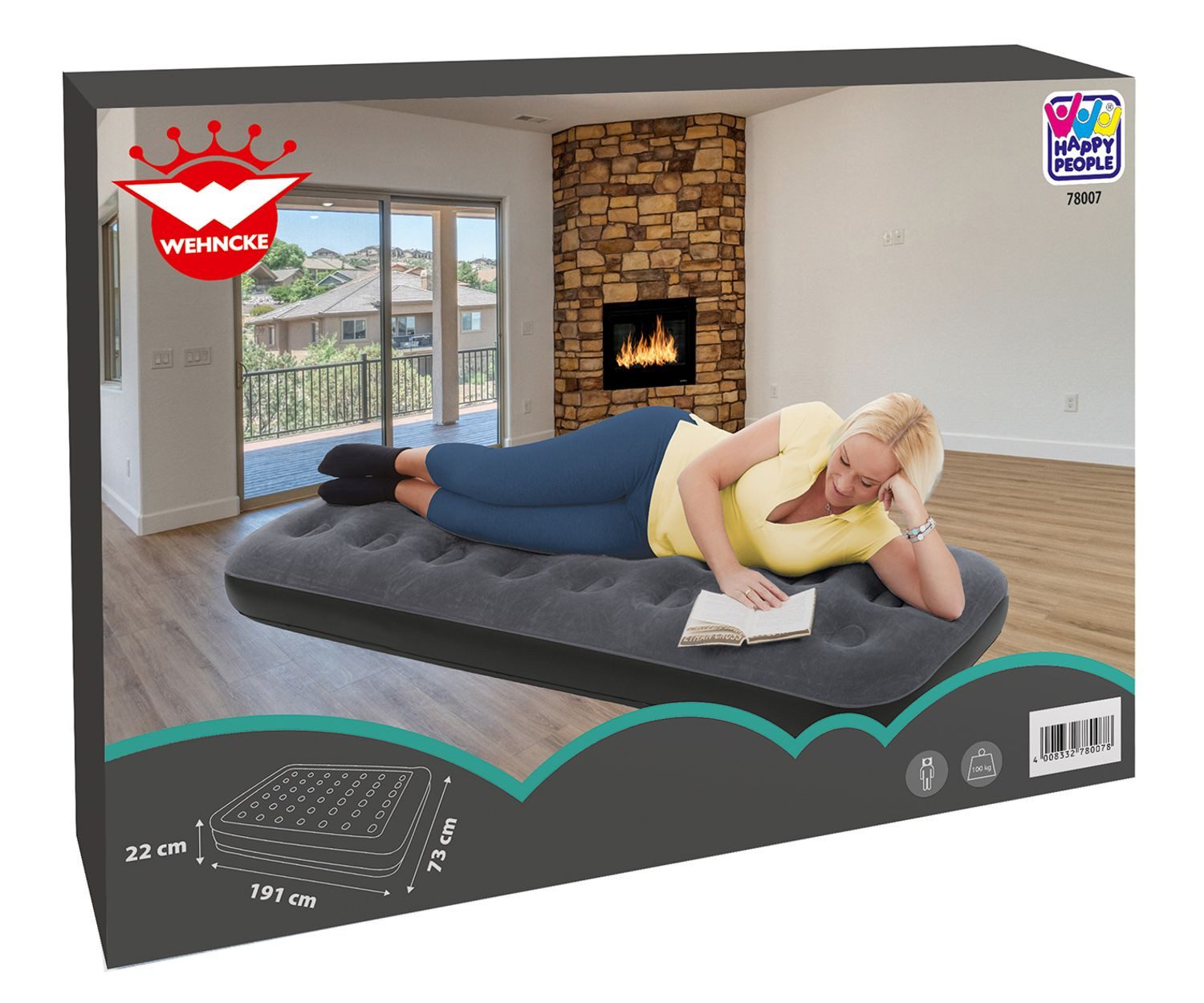 Wehncke Luftbett, (1-tlg)