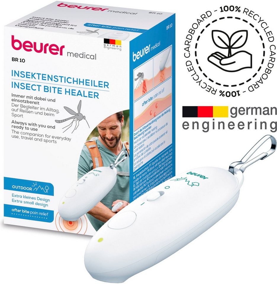 BEURER Insektenstichheiler BiteX 10 Travel, Lindert Juckreiz u. Schwellungen, klein & handlich