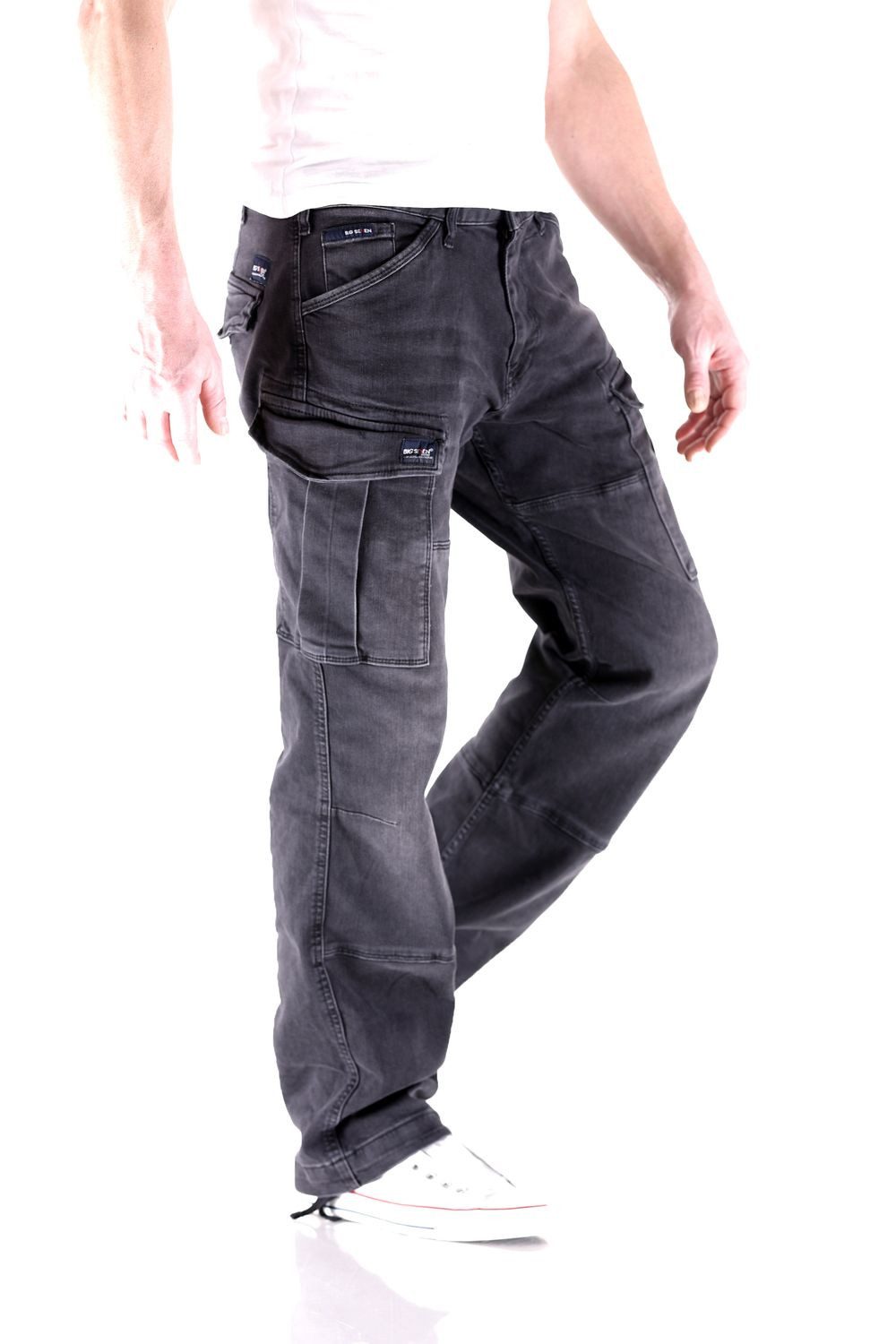 Big Seven Cargojeans Big Seven Brian Mystic Silk Light Cargo Herren Jeans Hose