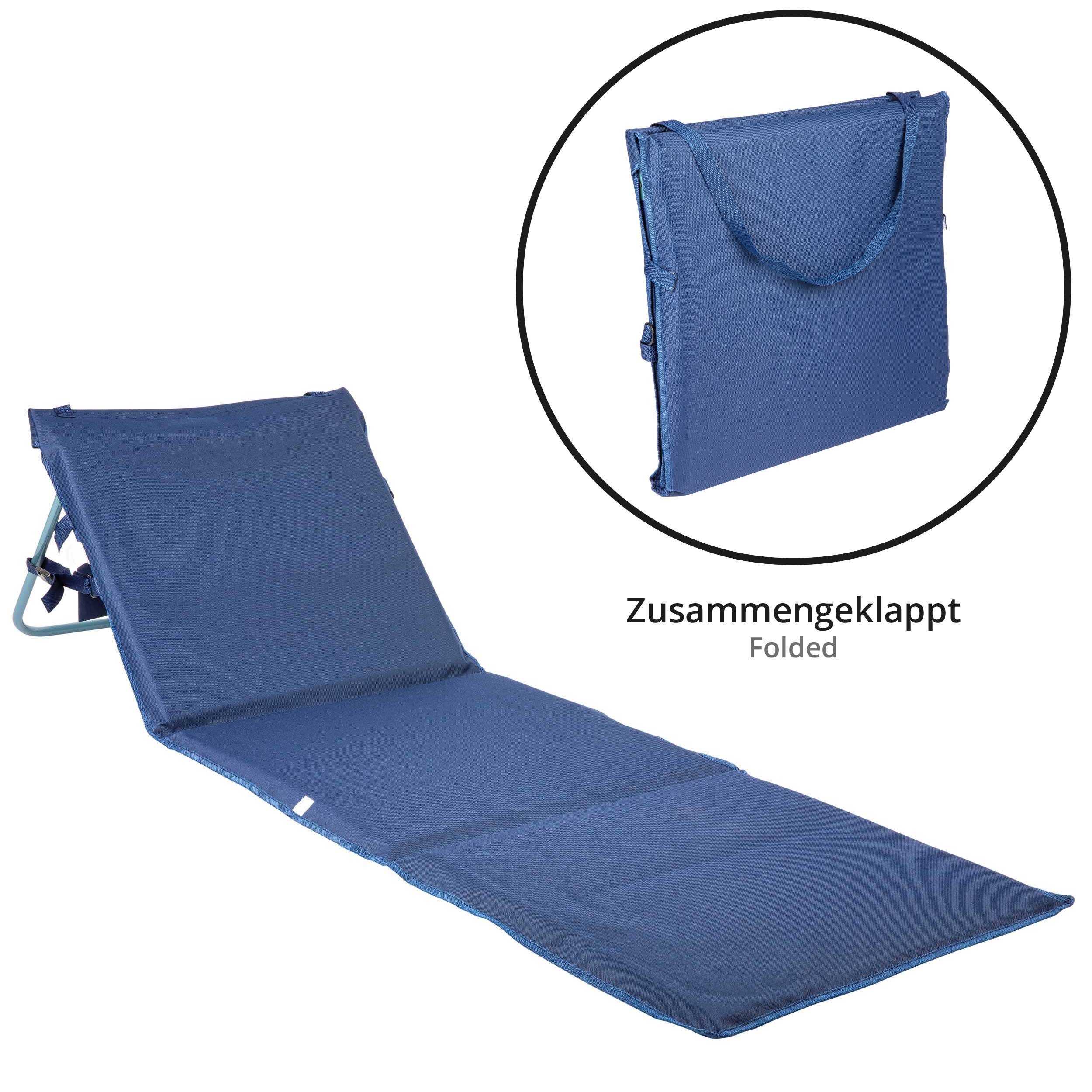 ONVAYA Isomatte, Strandmatte mit Rückenlehne, gepolsterte Sonnenliege faltb günstig online kaufen