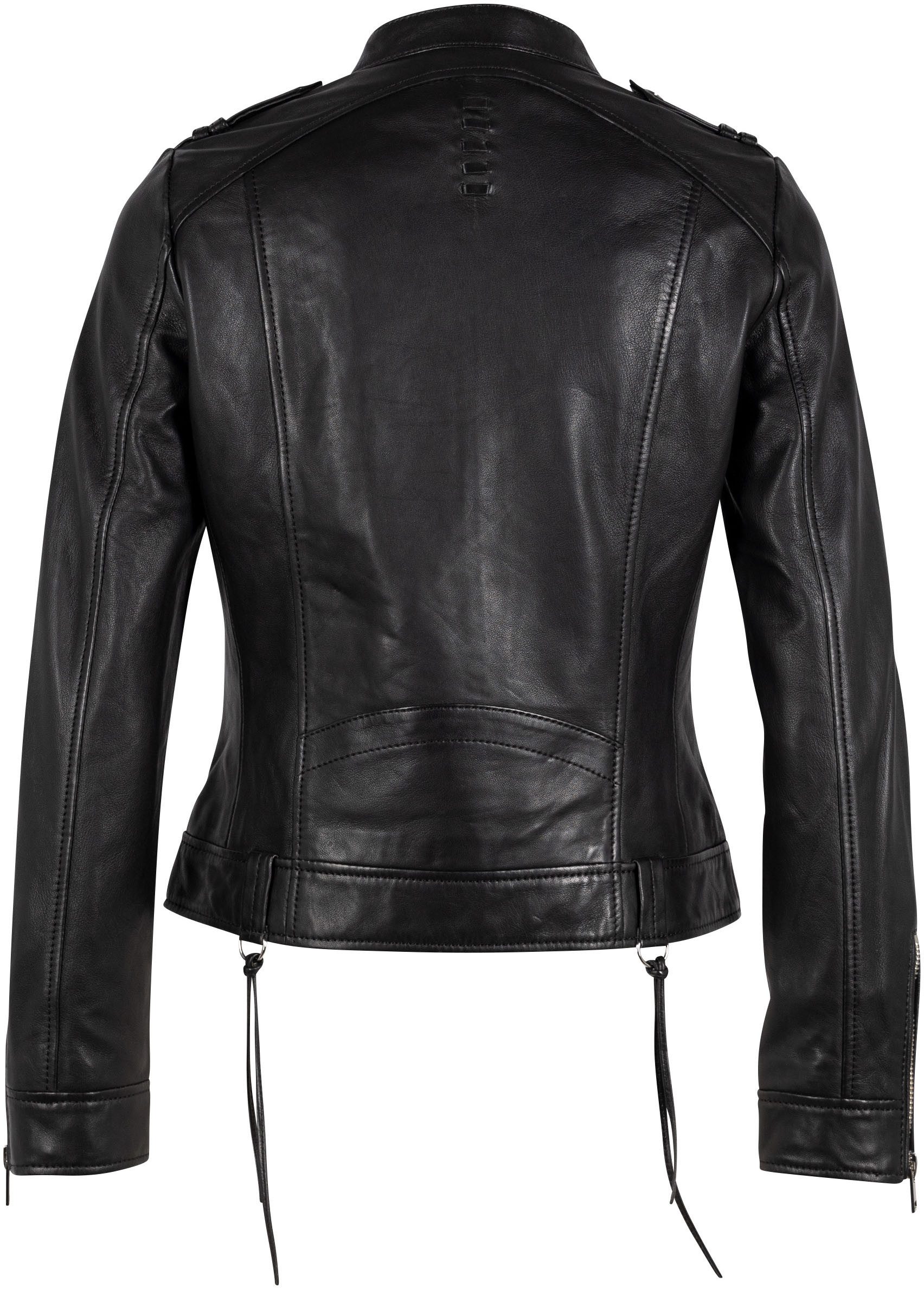 Mauritius Lederjacke G2WFyana SF mit Reißverschluss, Stehkragen günstig online kaufen
