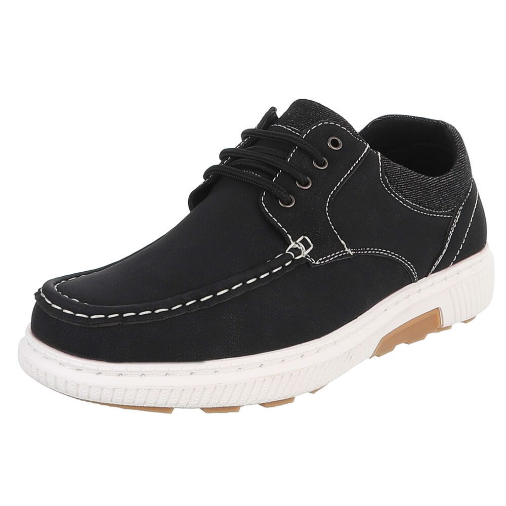 Herrenschuh Schnürschuh Casual mit Profilsohle Schnürschuh