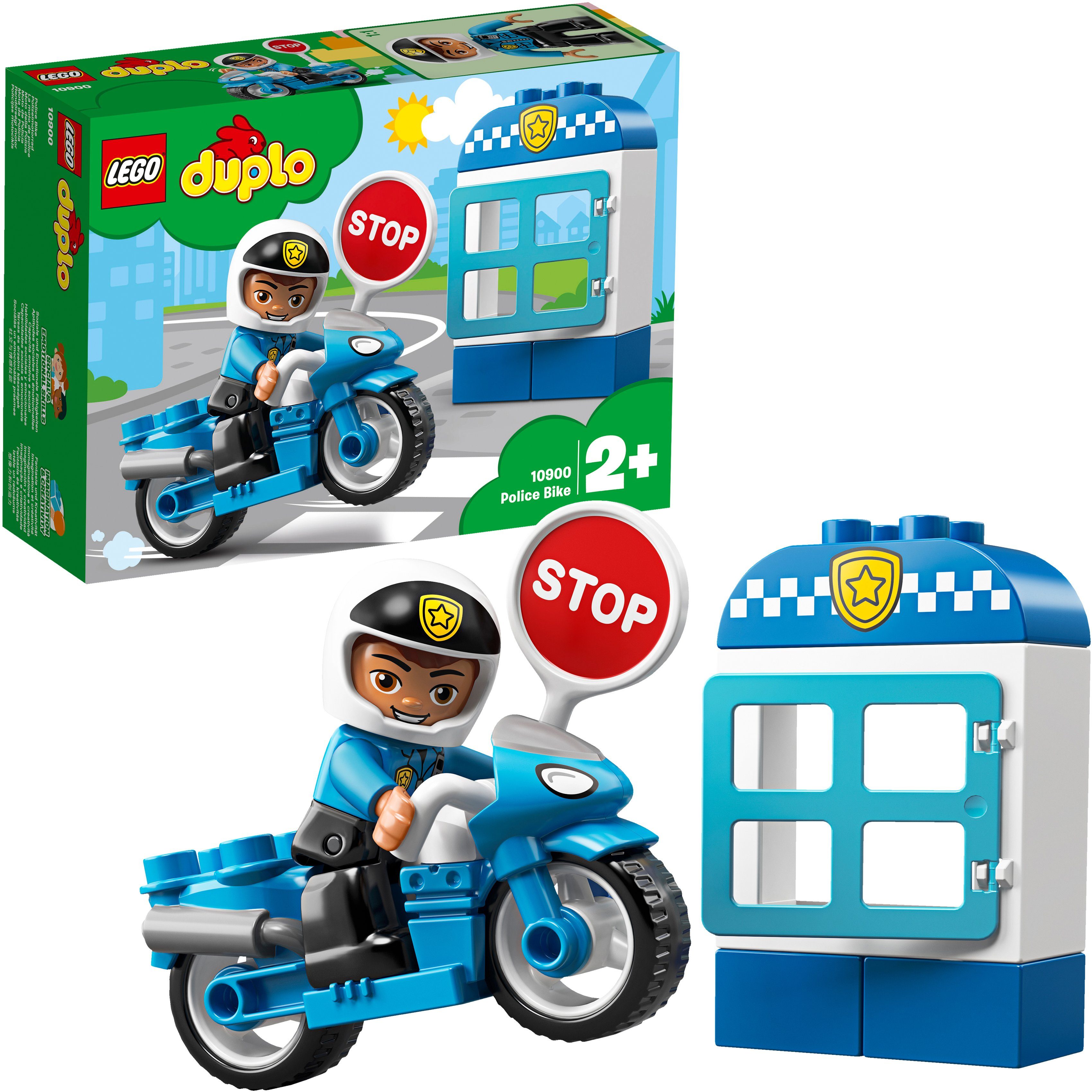 Image of LEGO 10900 Polizeimotorrad Bausatz, Mehrfarbig
