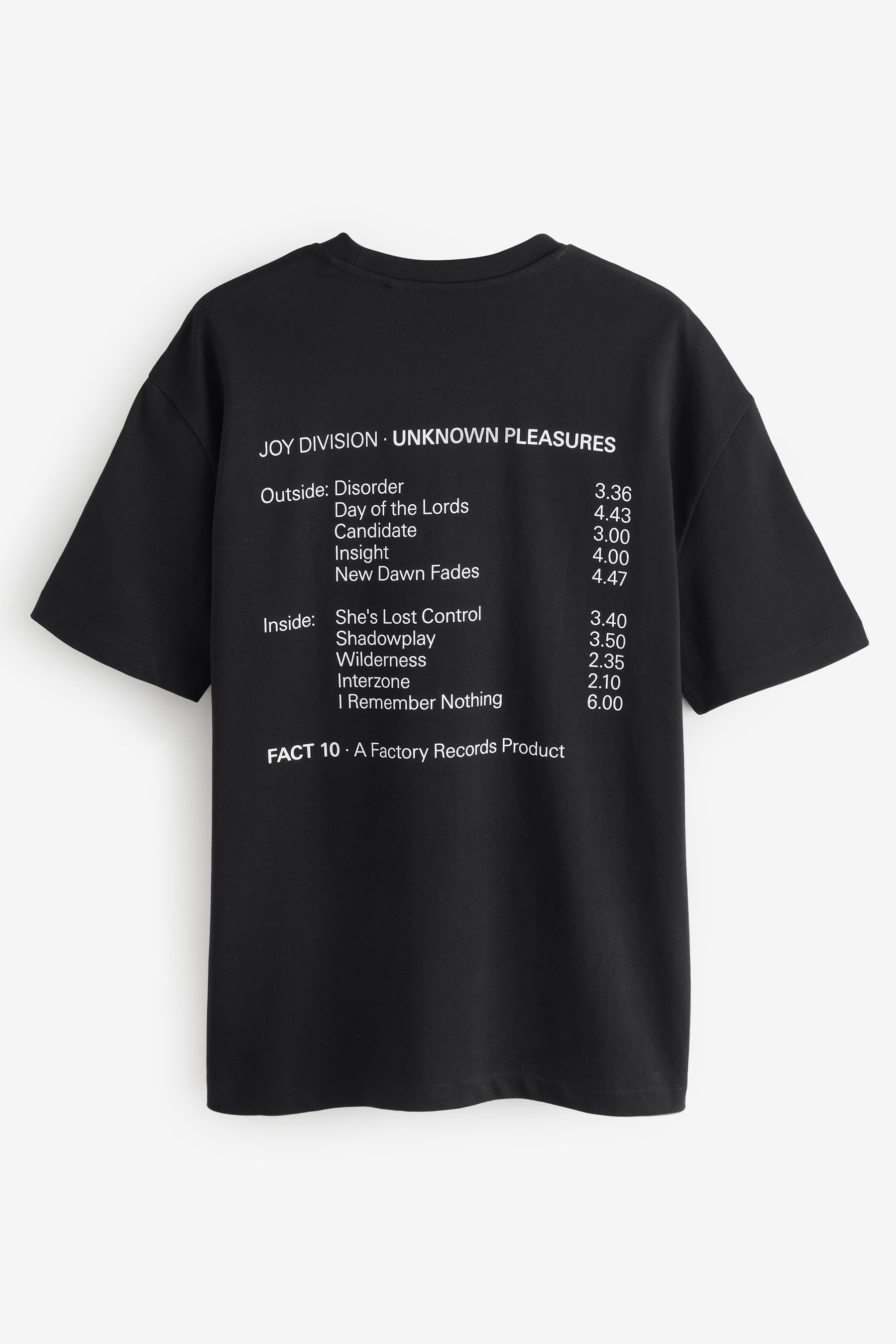 Next T-Shirt Langshirt 100 % Baumwolle Bandgrafik günstig online kaufen