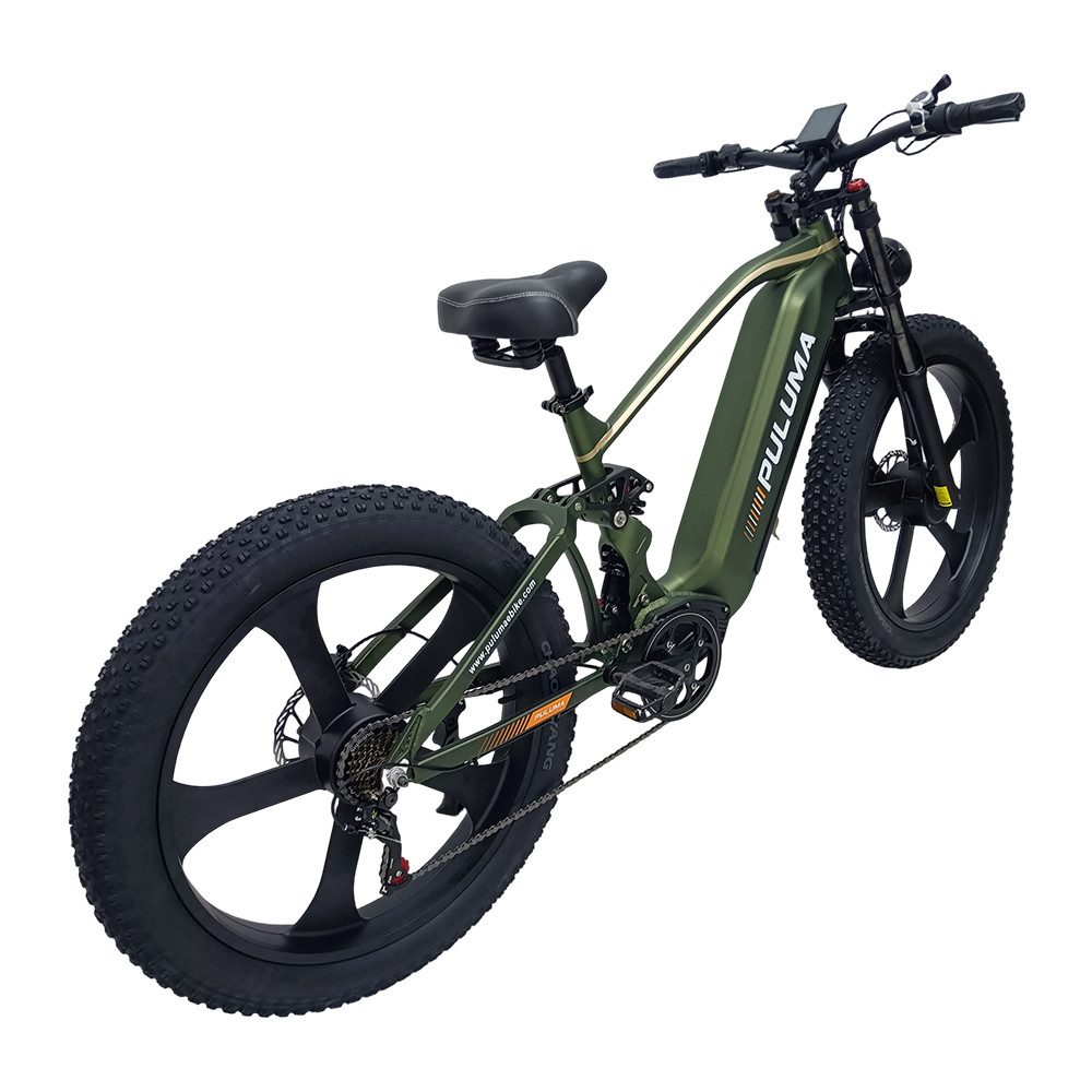 PixelPilot E-Bike Mountainbike 52V 20Ah Fatbike 26 Zoll, Shimano 7-Gang, hydraulisch, Stadt & Gelände, 7 Gang, Heckmotor, 1040 Wh, (Packung)