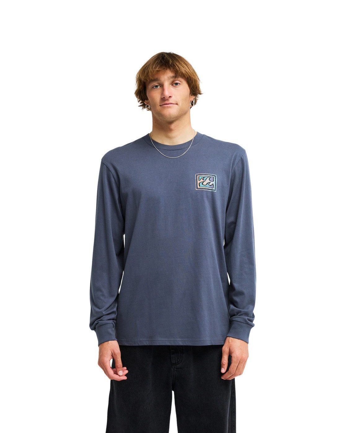 Langarmshirt Crayon Wave