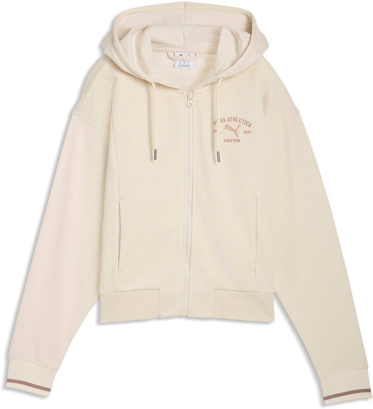 PUMA Kapuzensweatshirt PUMA CLASS Comfort Full-Zip Hoodie TR ALPINE SNOW