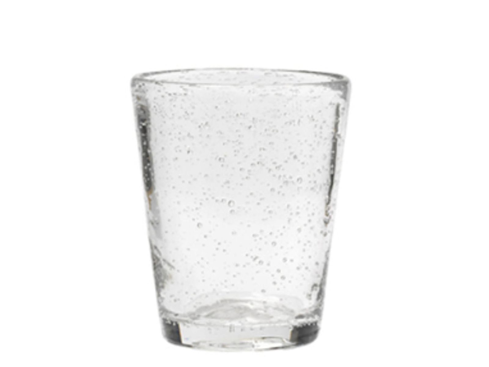 Broste Copenhagen Gläser-Set Trinkglas BUBBLE klar 0,2 l 4er Set, Glas