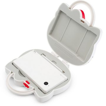 BigBen Konsolen-Tasche Hard-Case Tasche Schutz-Hülle Koffer Box, Official Nintendo Licensed Product, Hello Kitty Motiv, Aufbewahrung für Spiele und Zubehör, Schutzhülle