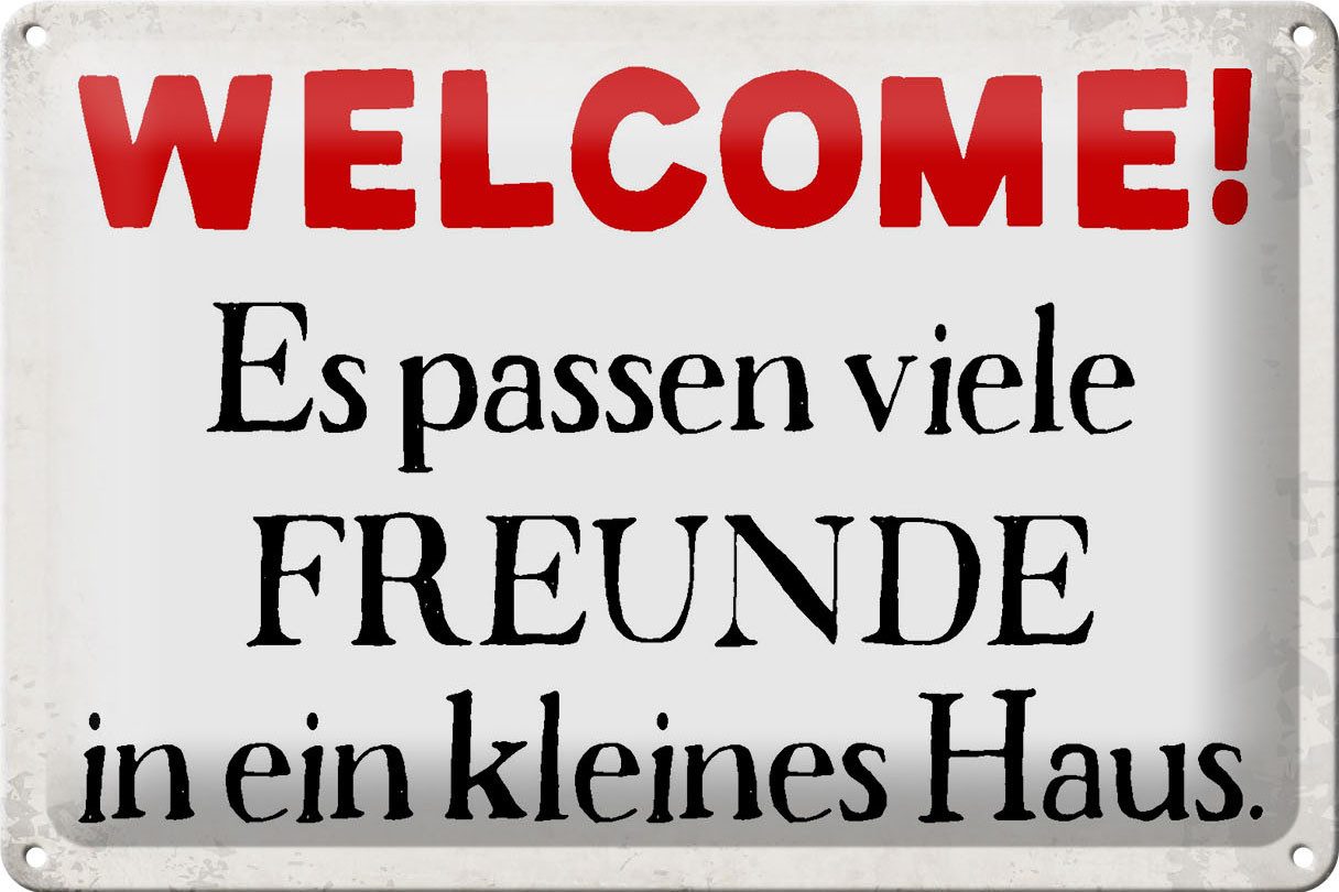Hebold Metallschild Schild Blech 30x20cm Made in Germany Spruch