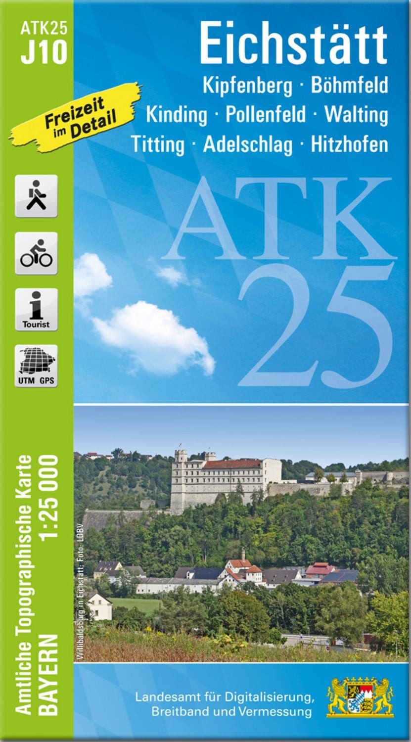 ATK25-J10 Eichstätt (Amtliche Topographische Karte 1:25000) / diverse