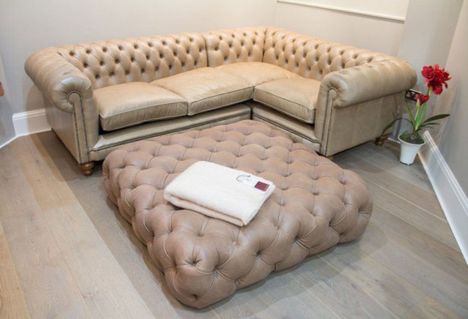 JVmoebel Ecksofa, Chesterfield Ecksofa Wohnlandschaft 245 x 205 cm