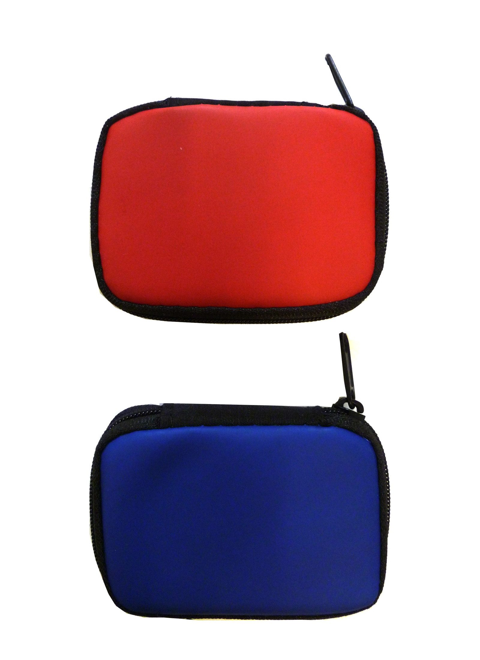 Best Offer Nähkästchen 2x Handliches Reise-Nähset / Farbe: je 1x rot + blau