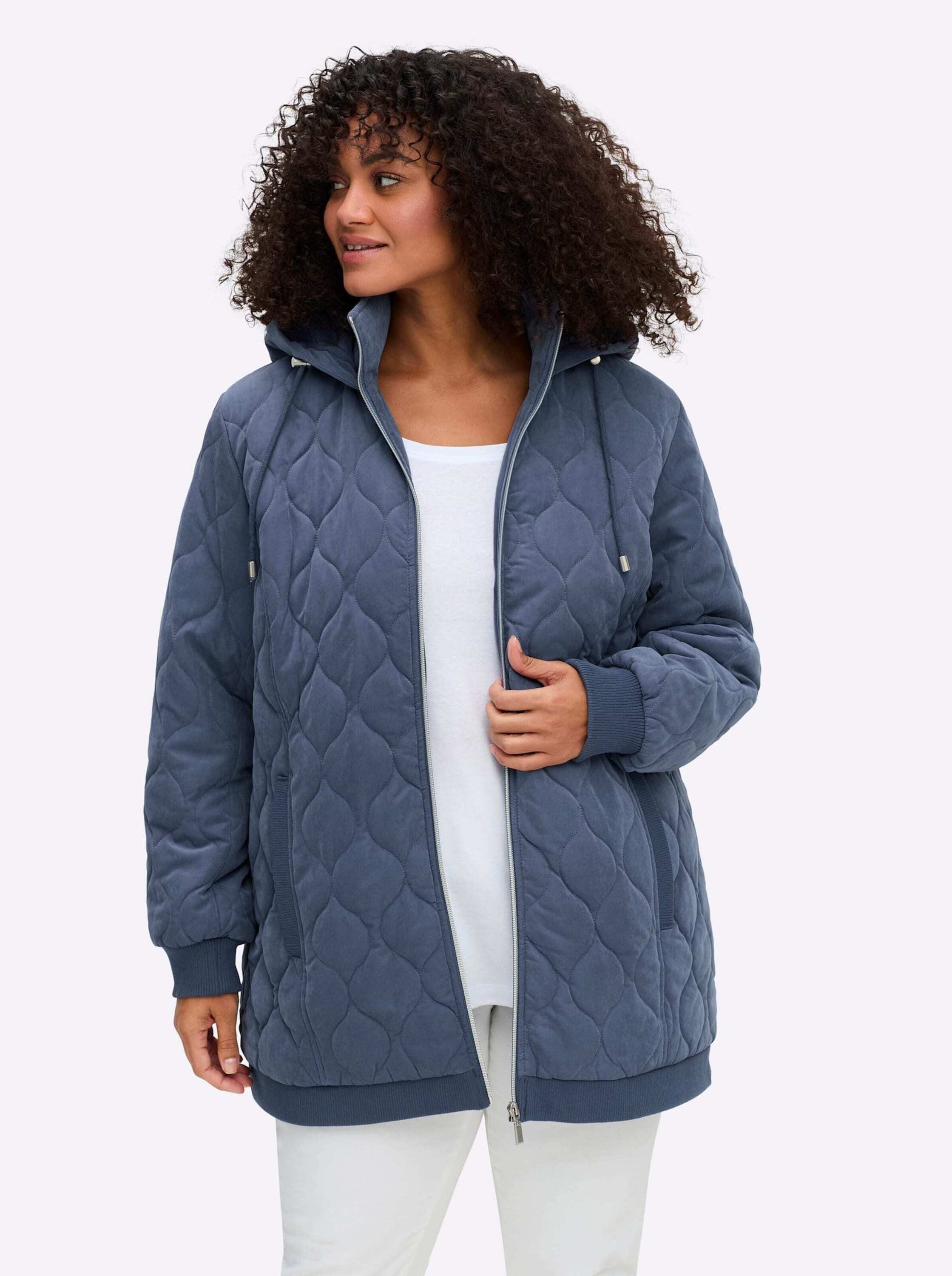 Sheego Allwetterjacke Steppjacke Langarm