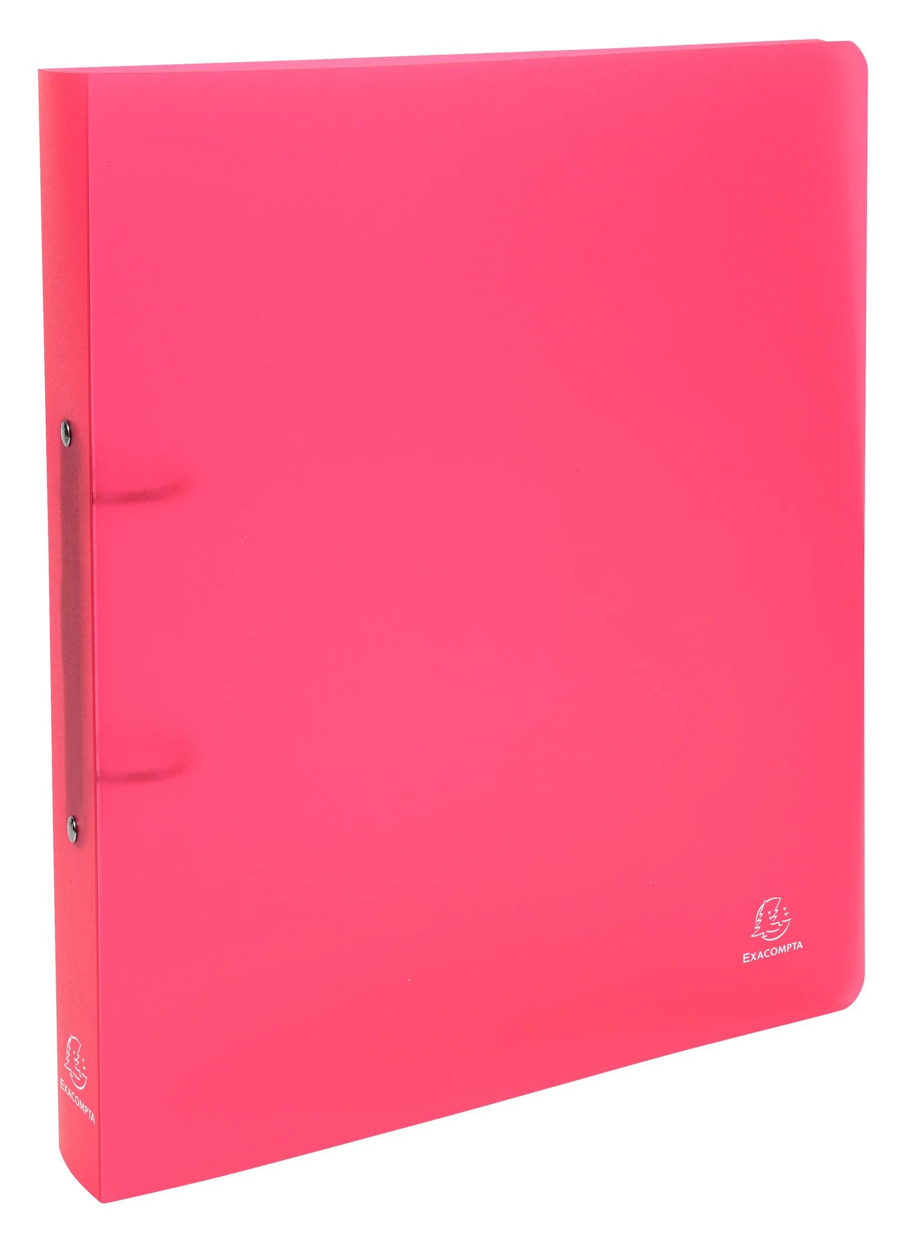 Ringbuchmappe 15x Ringbuch PP 700µ + 2 Ringen 30mm, Rücken 40mm, A4, Rot, 54355E