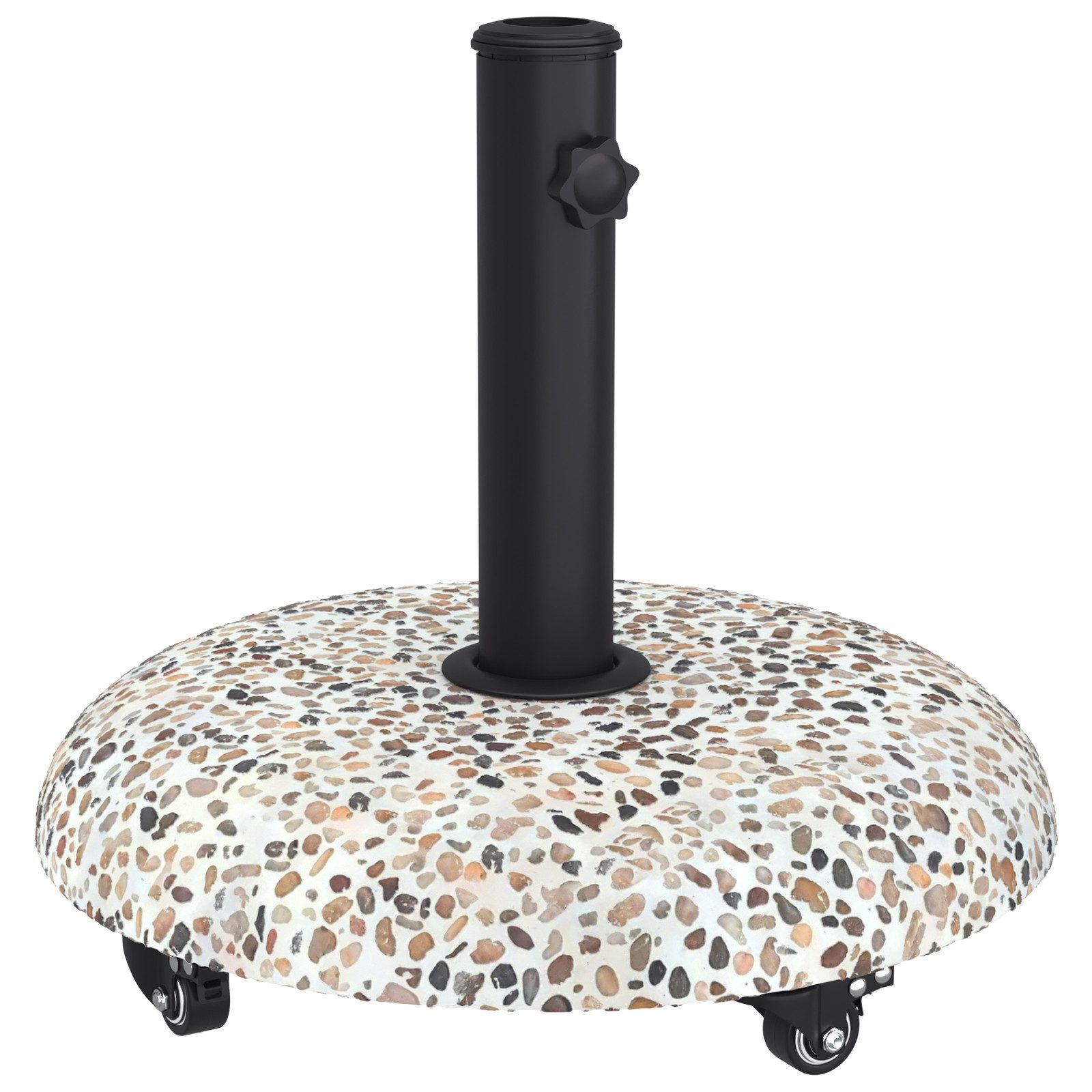 vidaXL Schirmhalter Wagenuntergestell für 37/42/52/58mm Rohre günstig online kaufen
