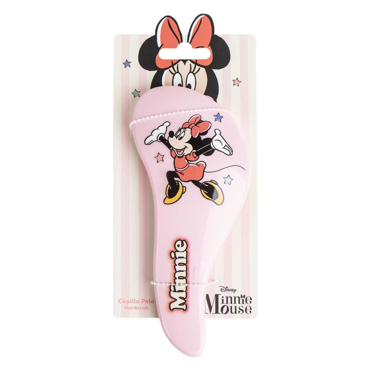 Cerda Haarbürste Minnie Maus Haarbürste für Kinder – Entwirrbürste aus Kunststoff