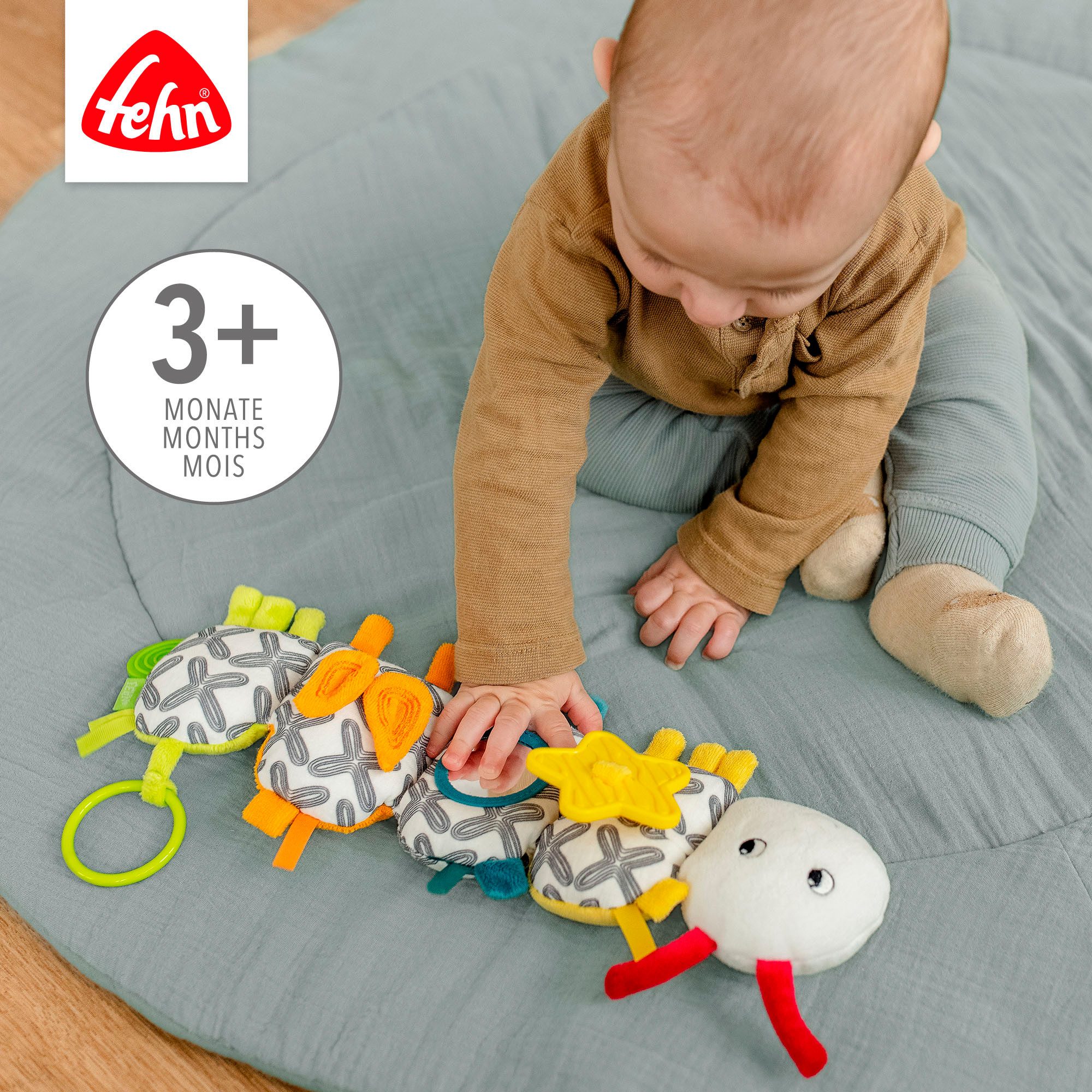 Fehn Greifspielzeug Activity-Raupe