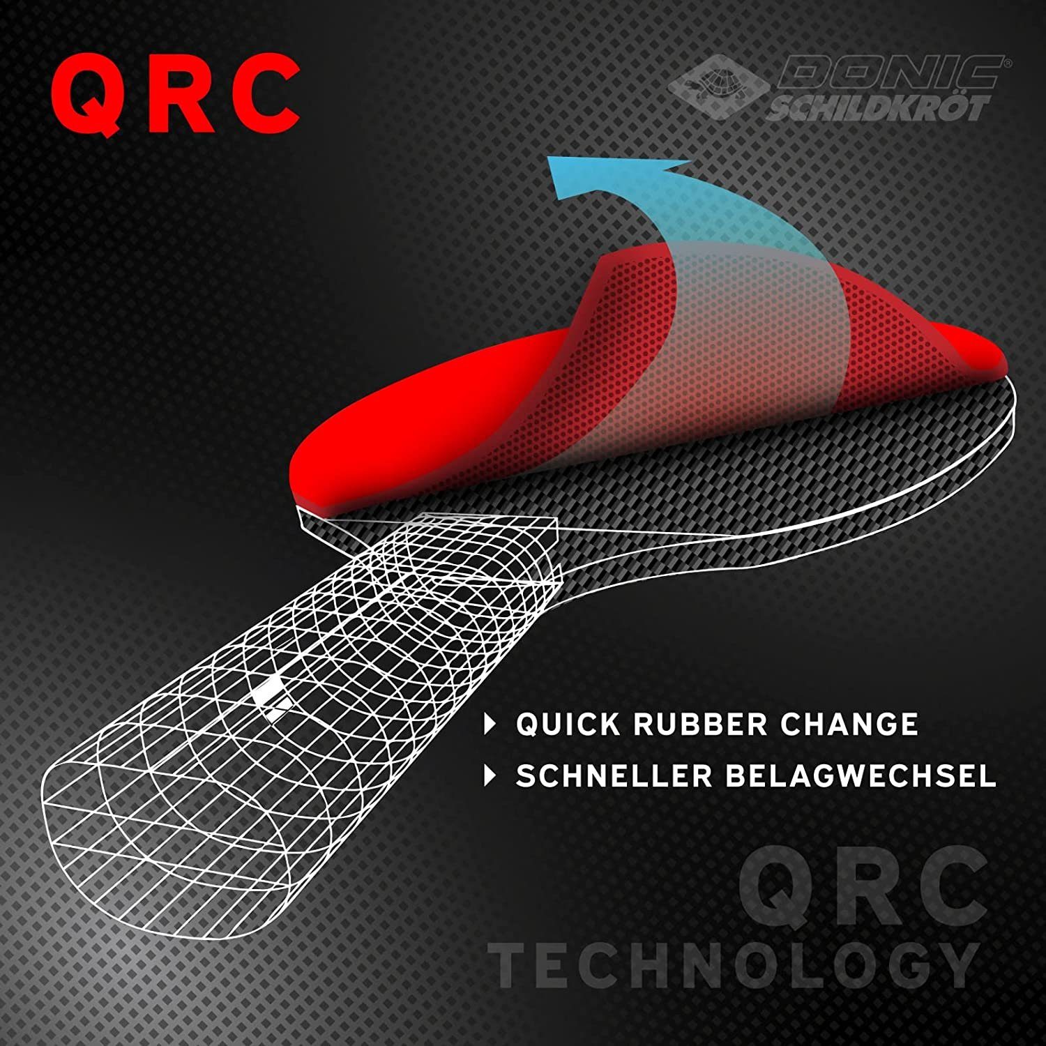 Donic Tischtennisschläger Carbotec 900, Tischtennis Schläger Racket Table Tennis Bat