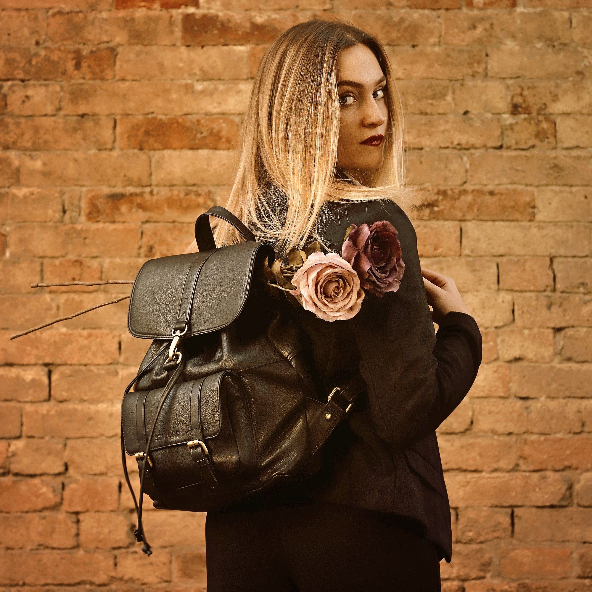 STILORD Cityrucksack "Kacey" Daypack Damen Leder günstig online kaufen