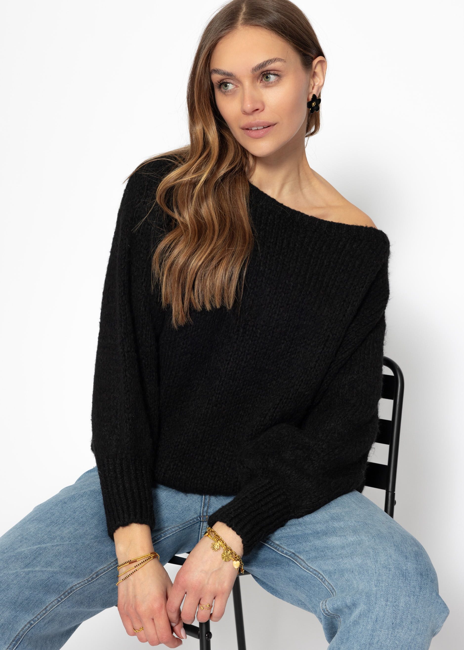 SASSYCLASSY Strickpullover Oversize Pullover Damen mit günstig online kaufen